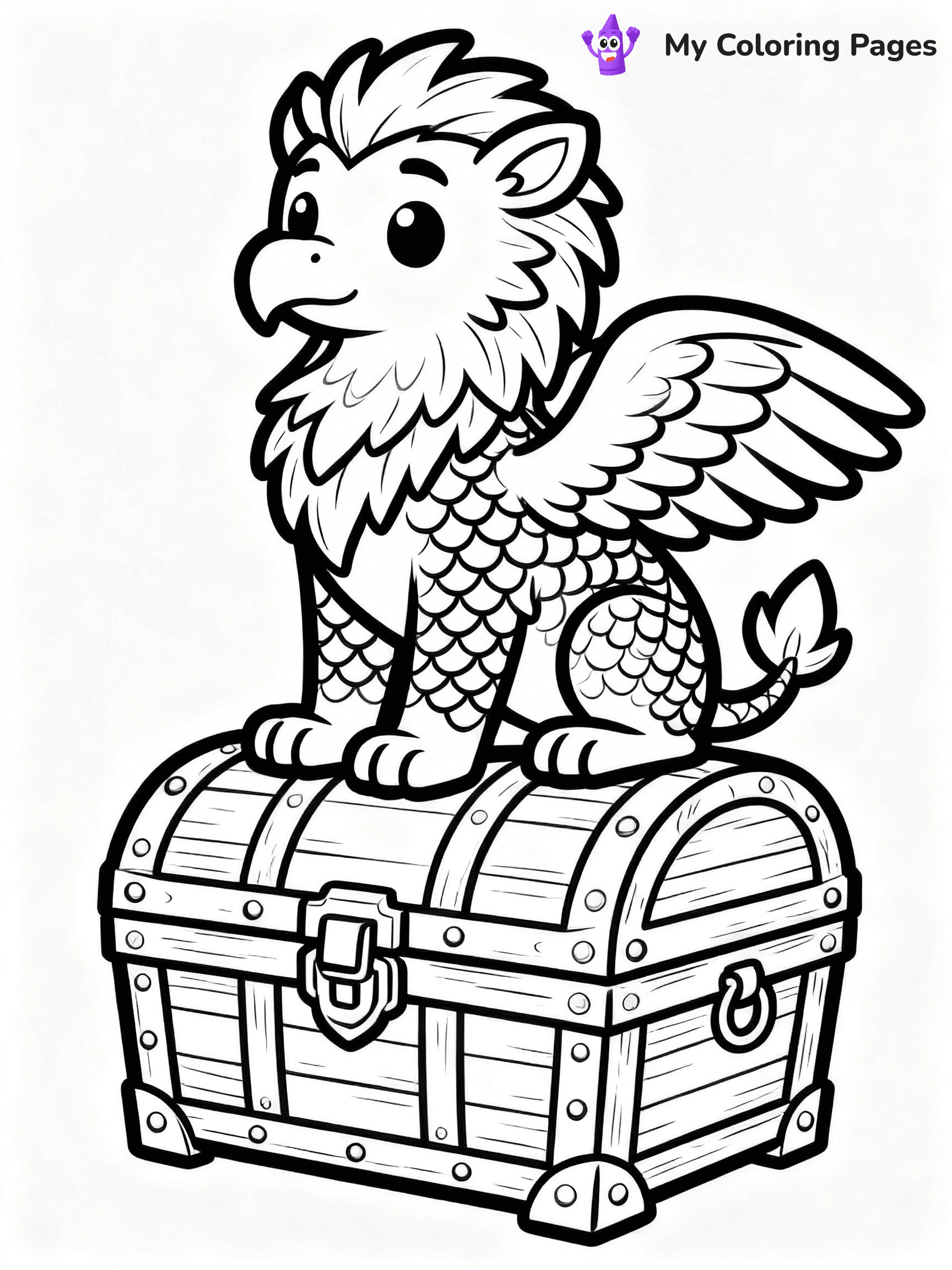 Griffin Coloring Pages - 22