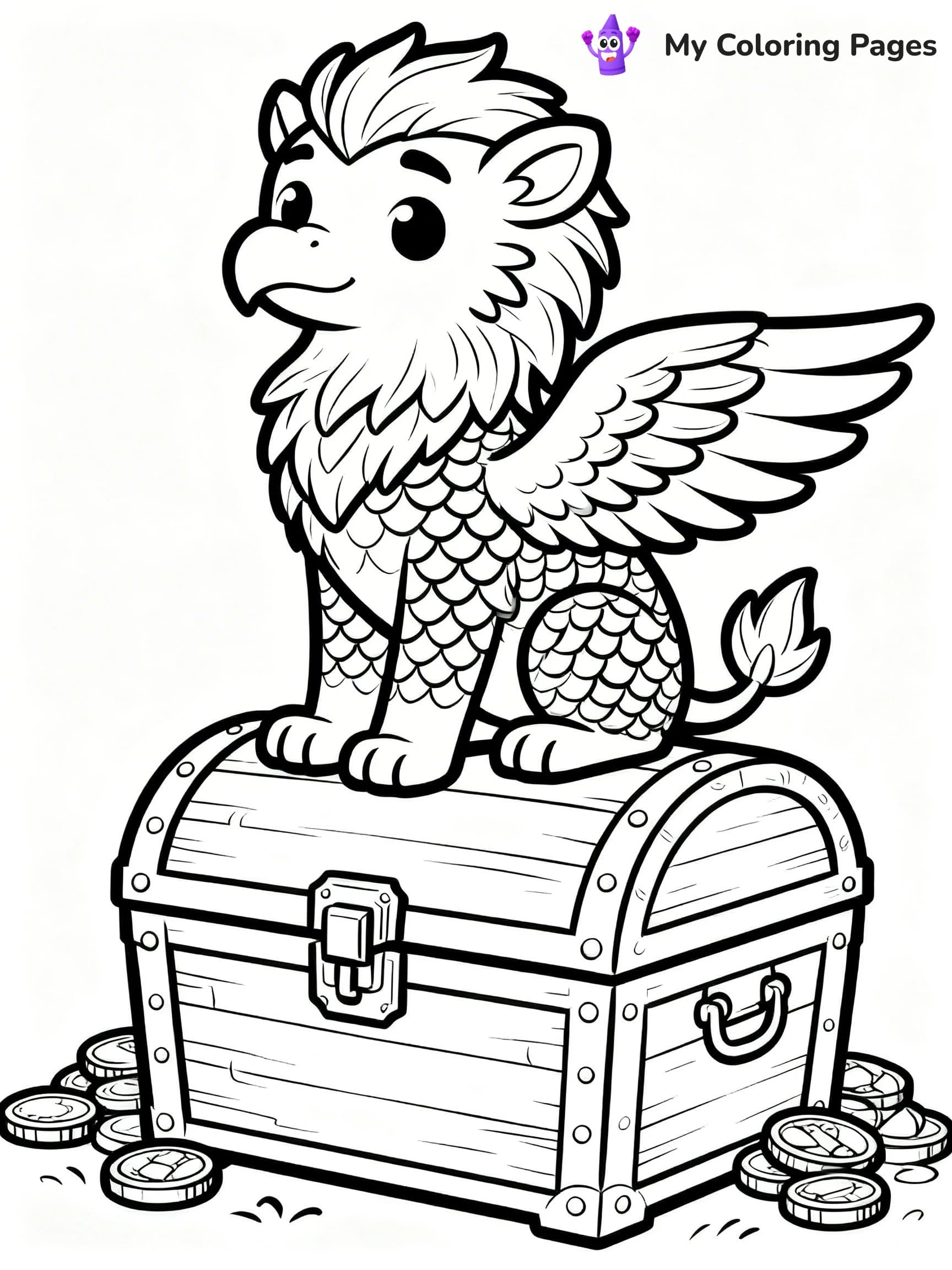 Griffin Coloring Pages - 21