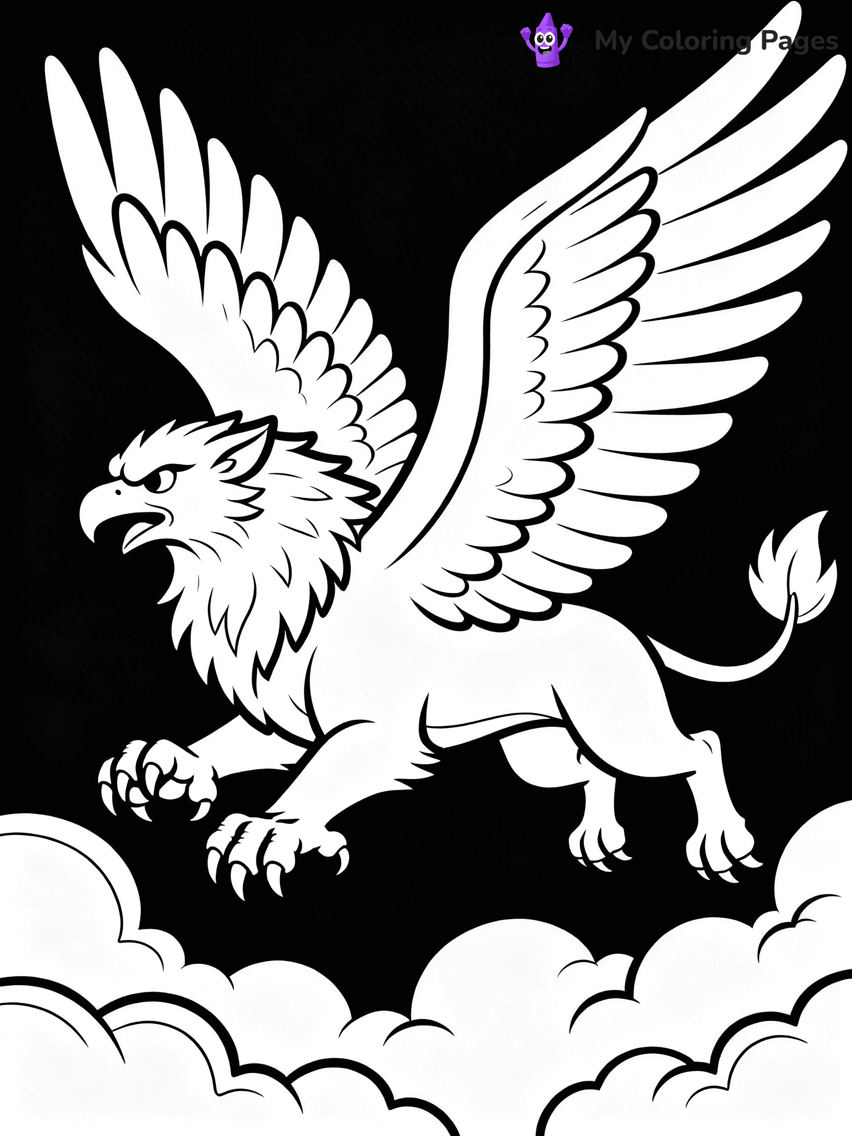 Griffin Coloring Pages - 20