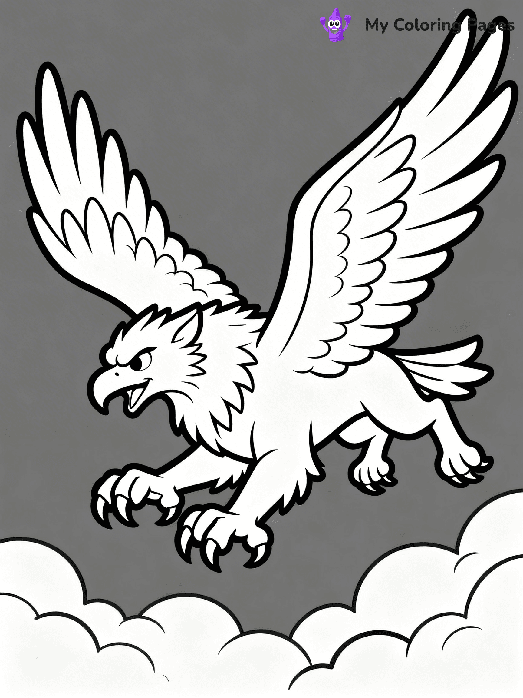 Griffin Coloring Pages - 18