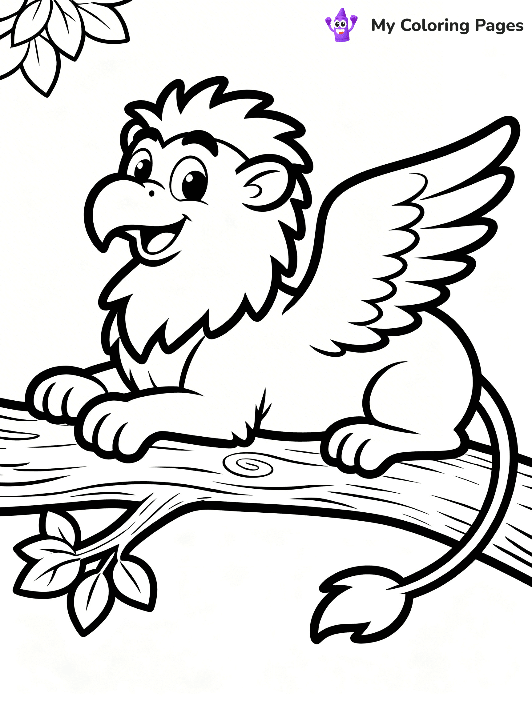 Griffin Coloring Pages - 17