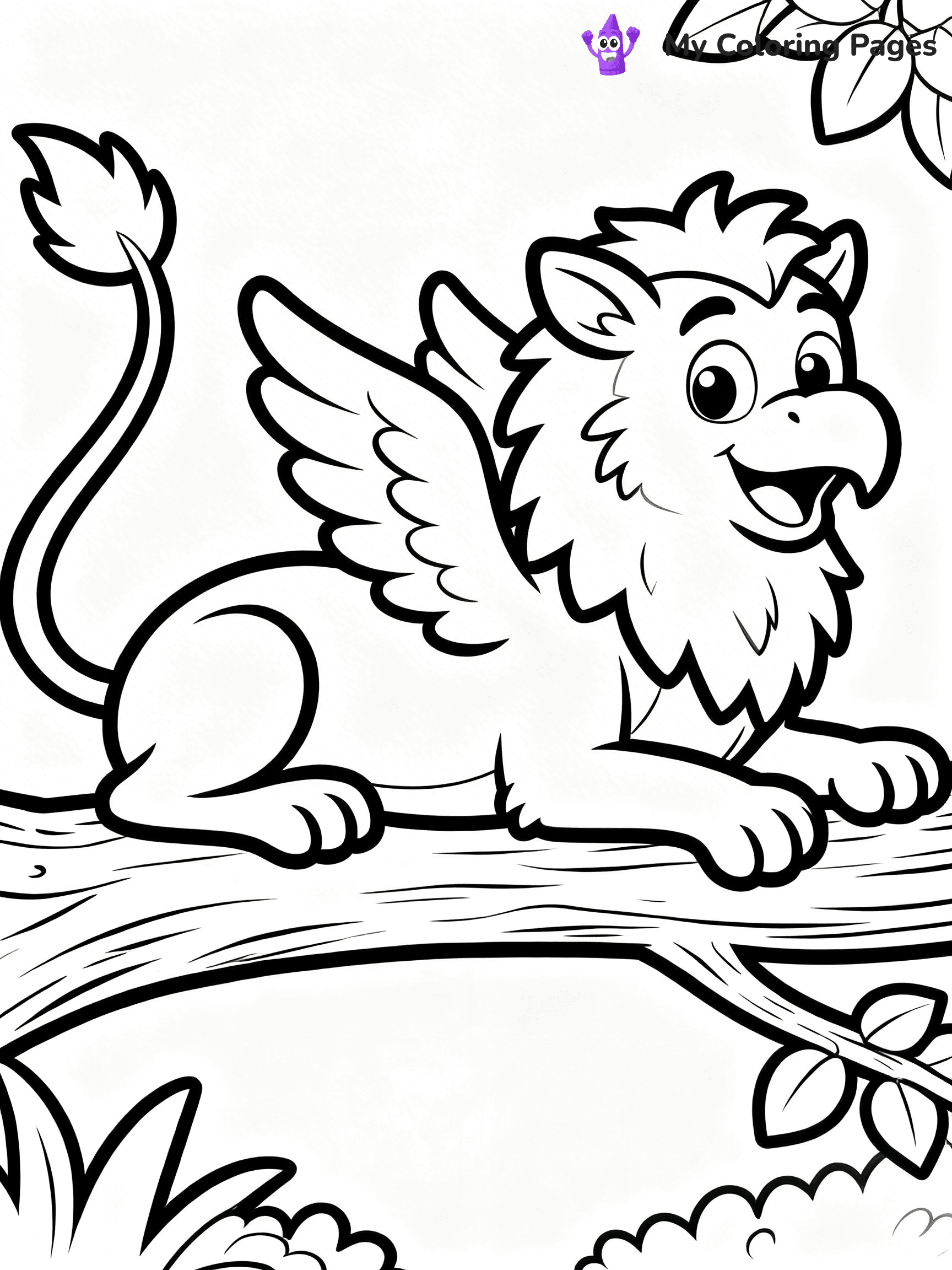 Griffin Coloring Pages - 15