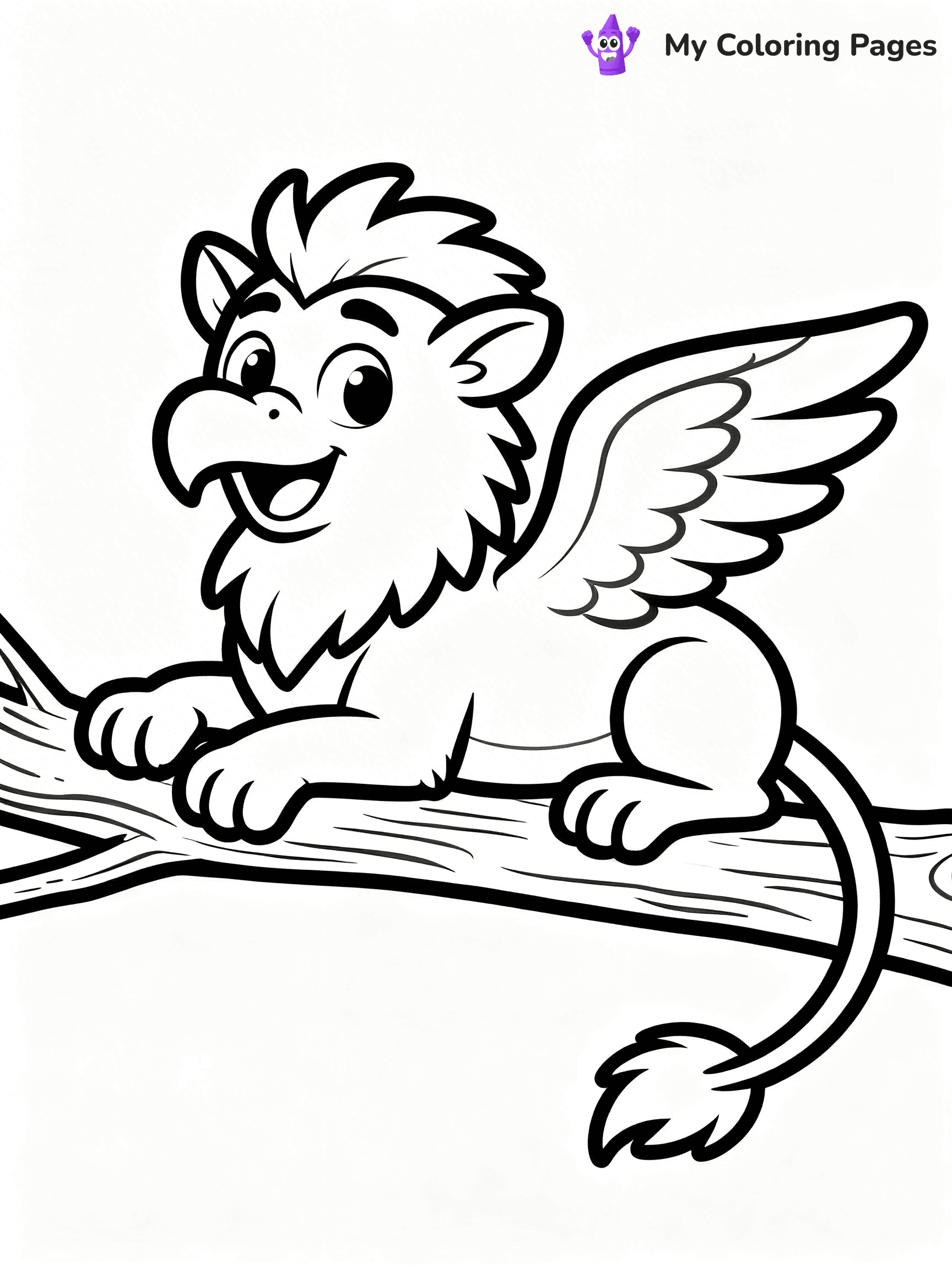 Griffin Coloring Pages - 14