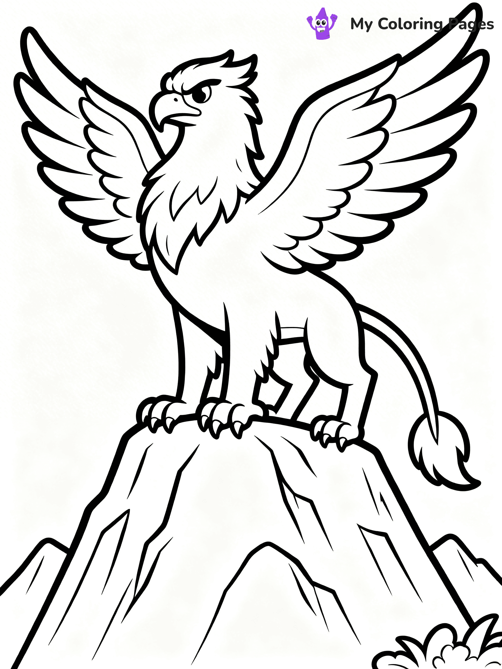 Griffin Coloring Pages - 13