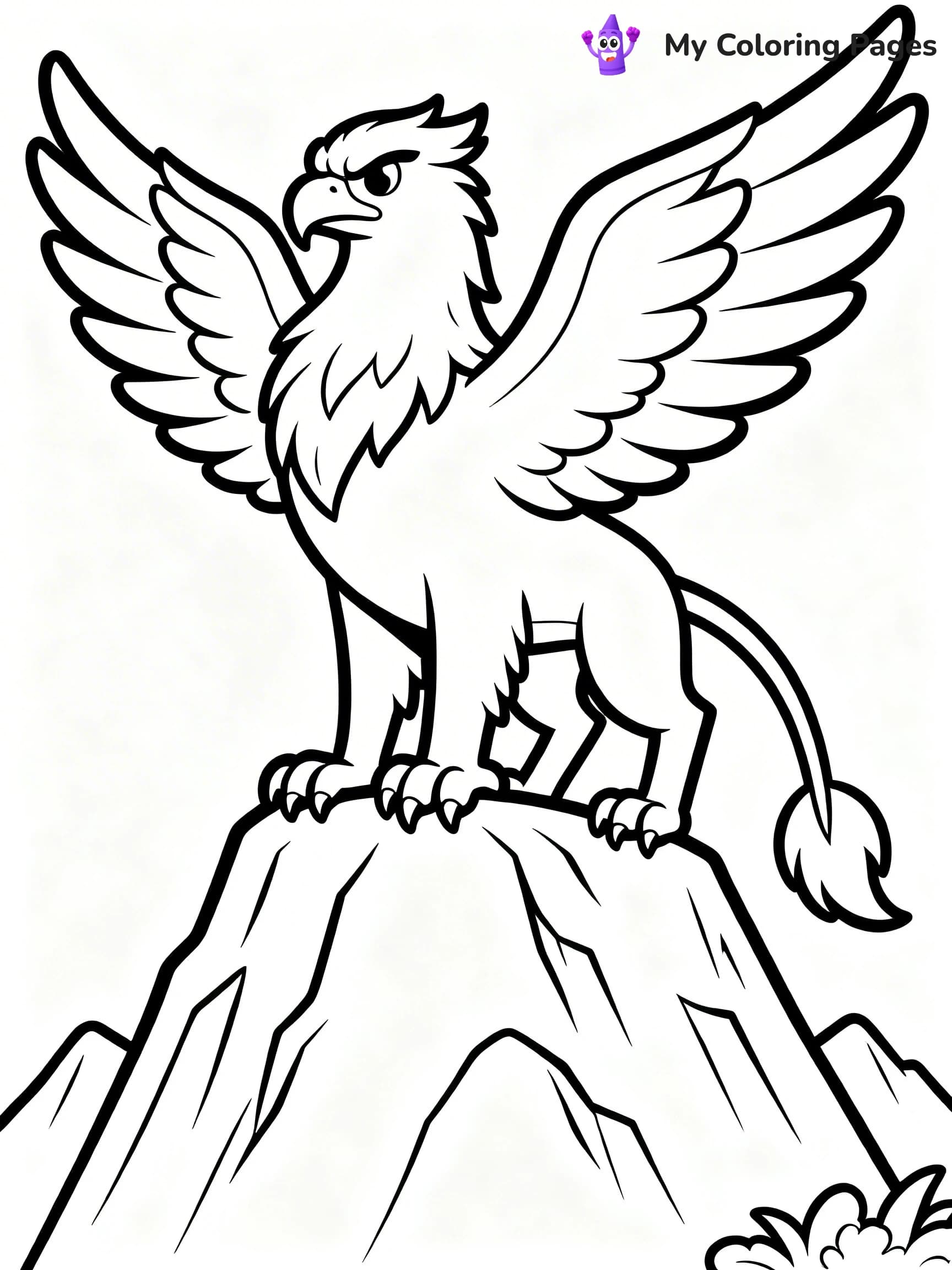 Griffin Coloring Pages - 13