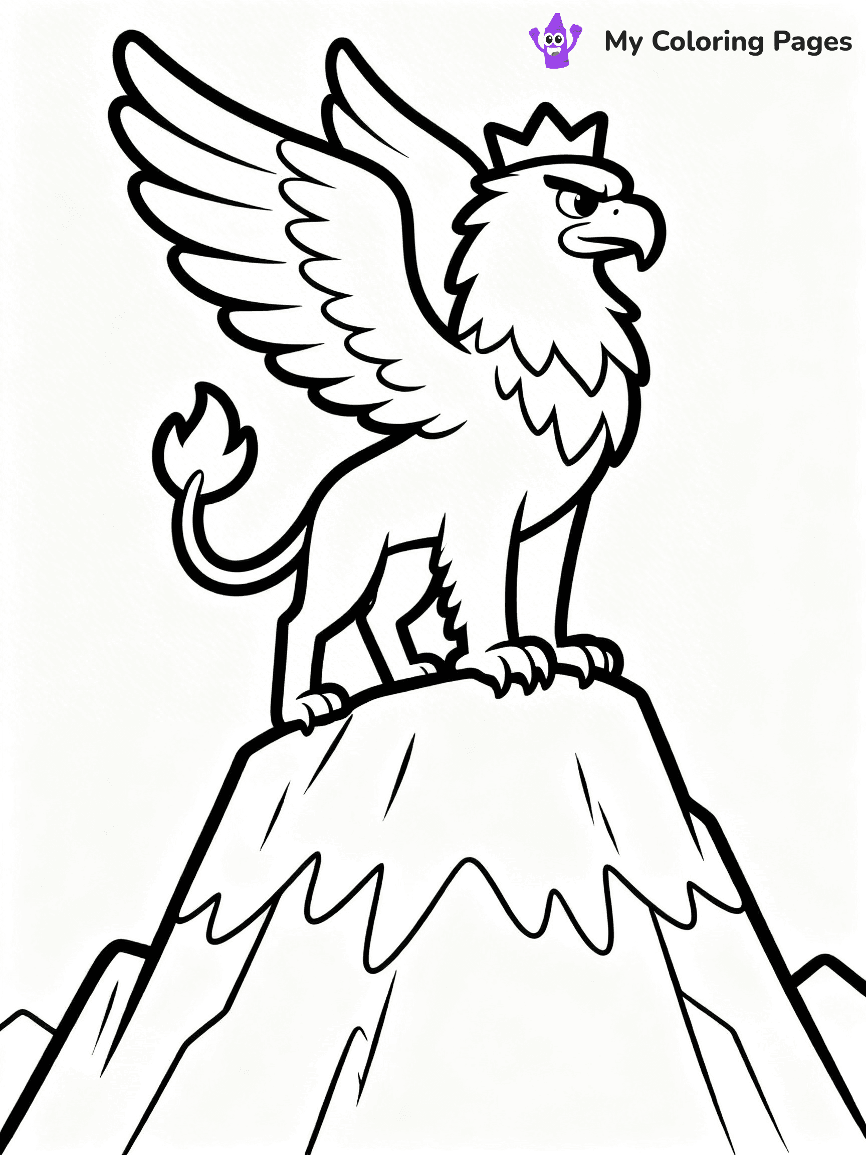 Griffin Coloring Pages - 11