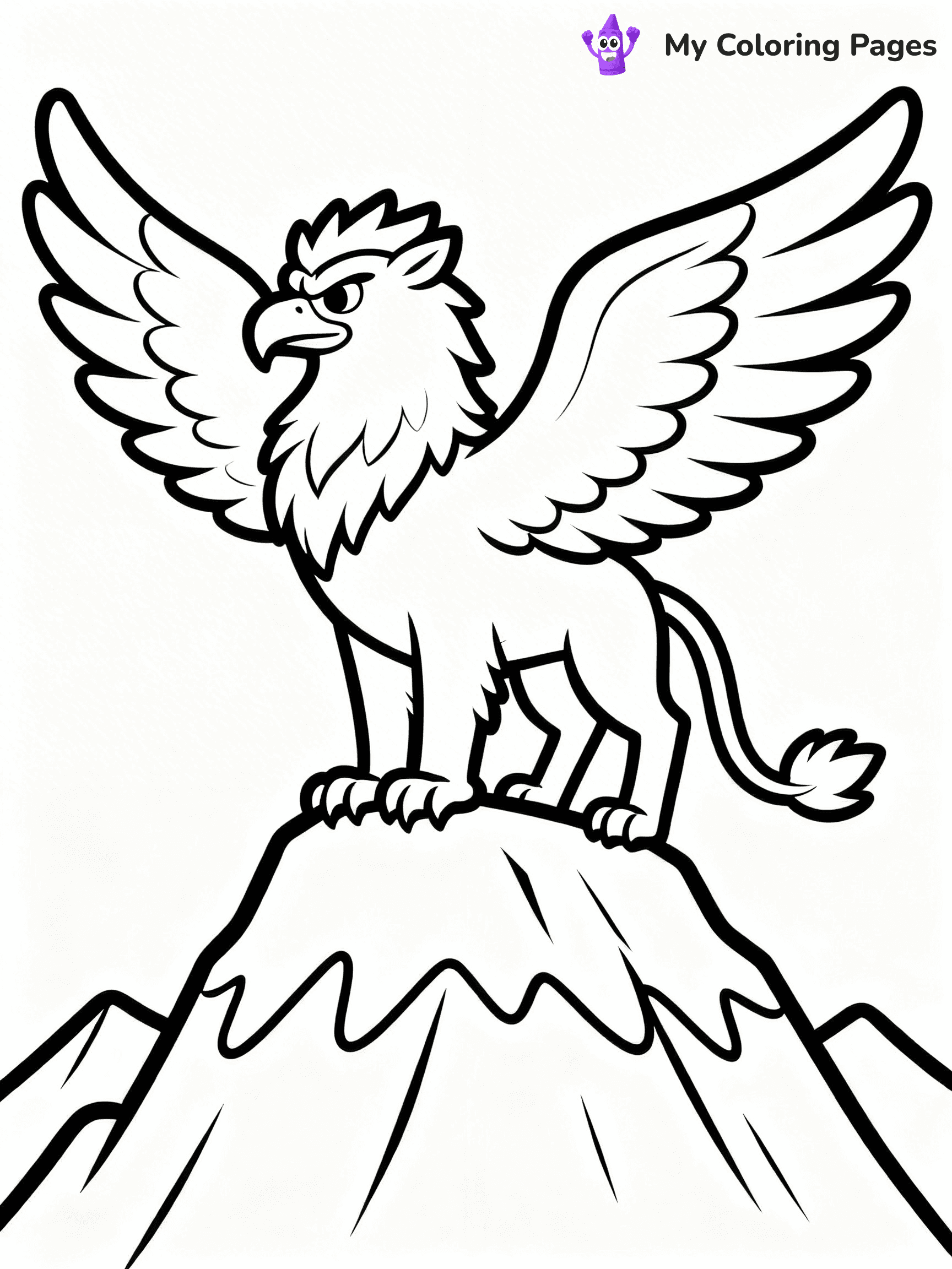 Griffin Coloring Pages - 10
