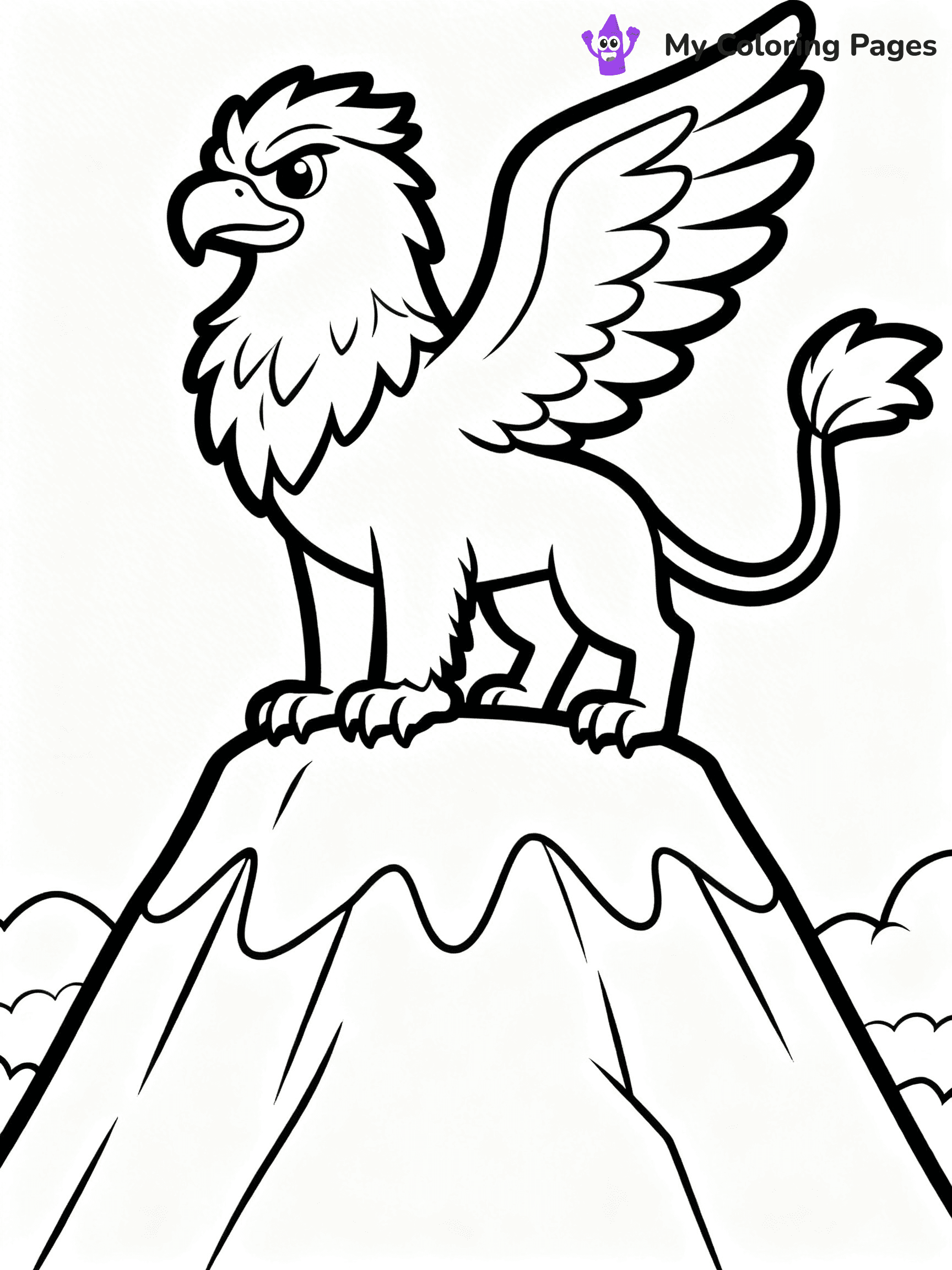 Griffin Coloring Pages - 8