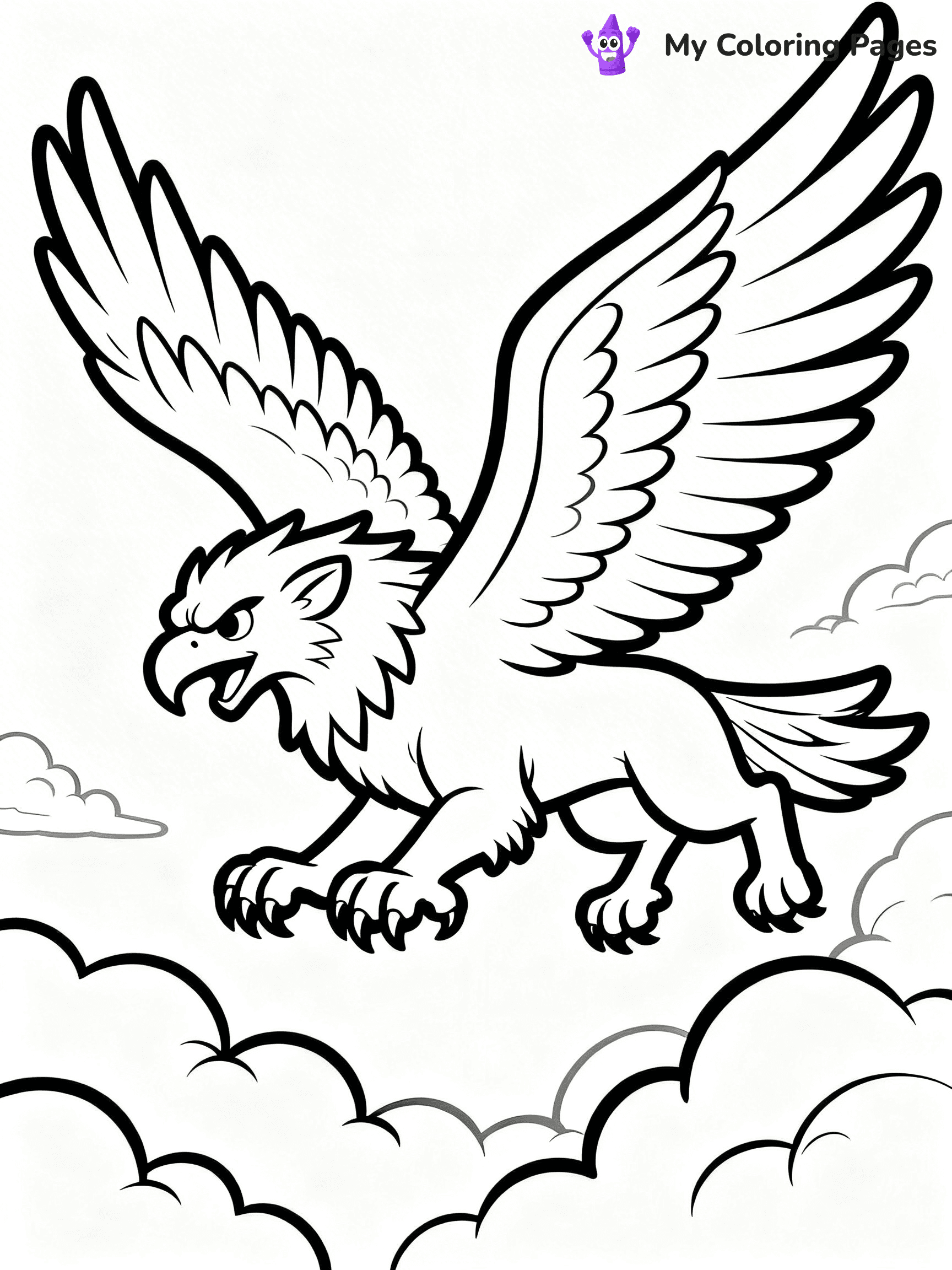 Griffin Coloring Pages - 7