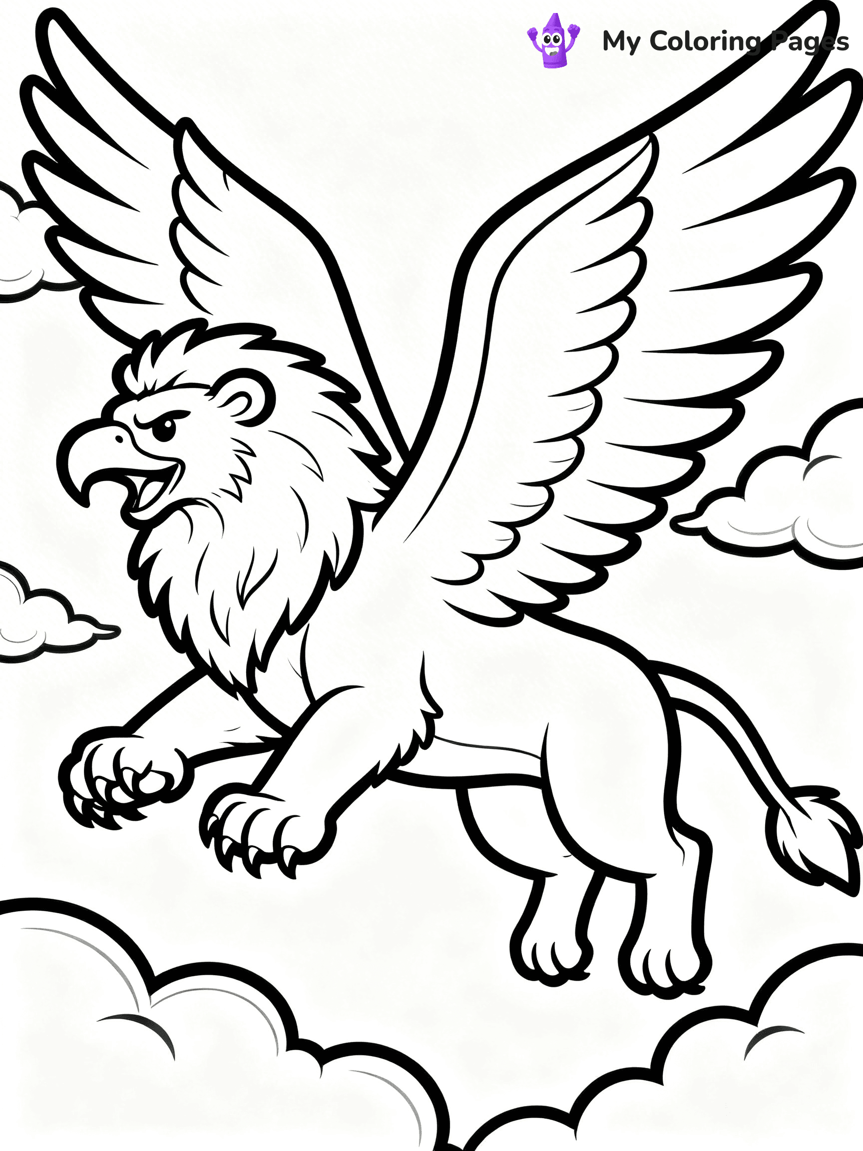 Griffin Coloring Pages - 6