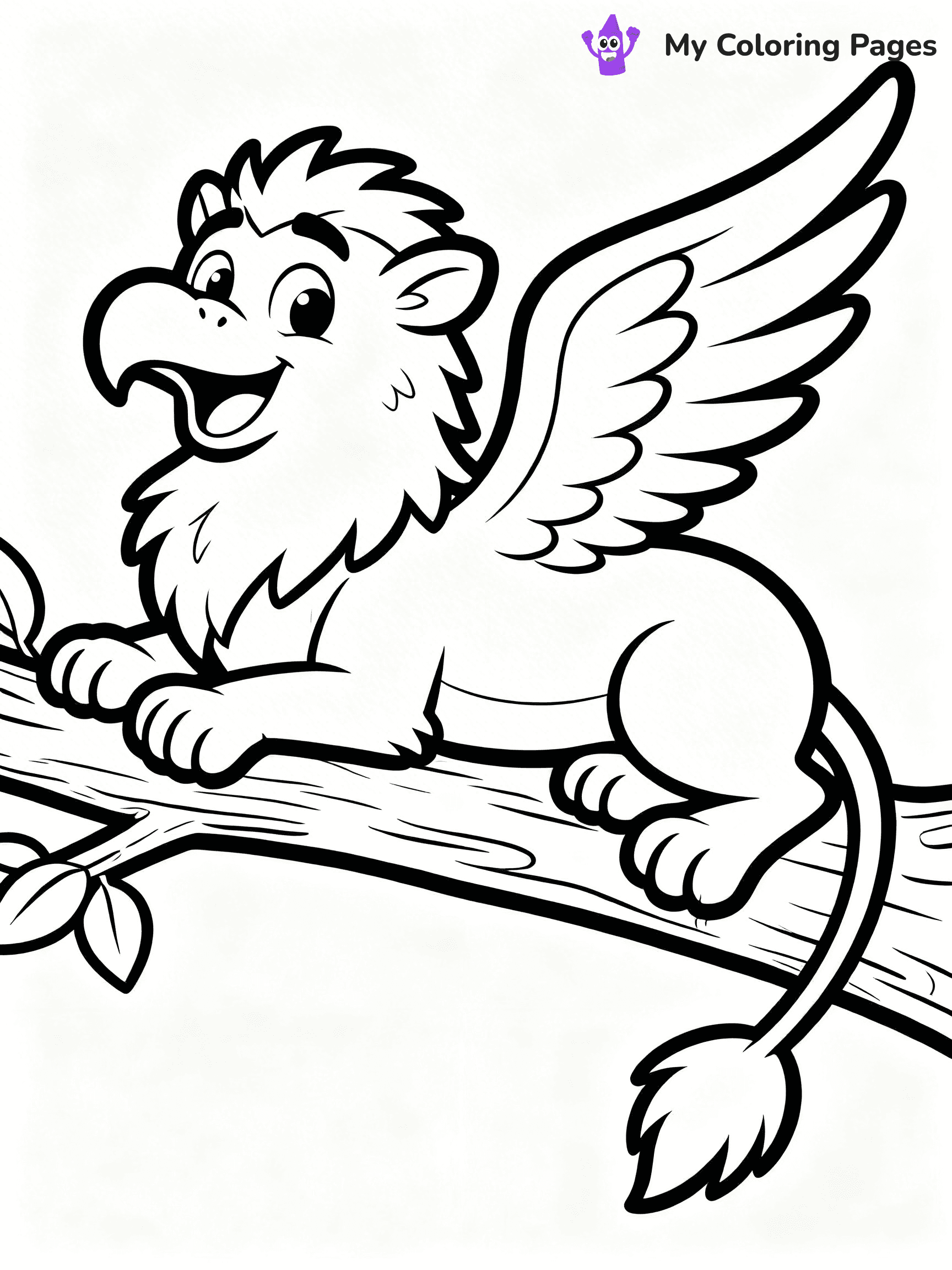 Griffin Coloring Pages - 2
