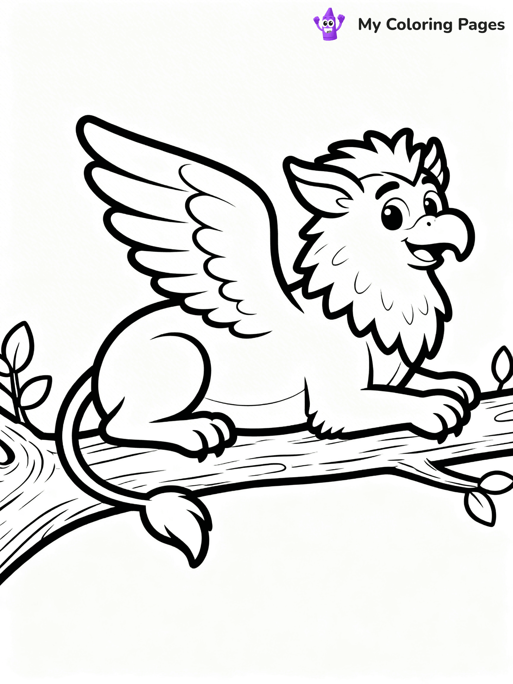 Griffin Coloring Pages - 1