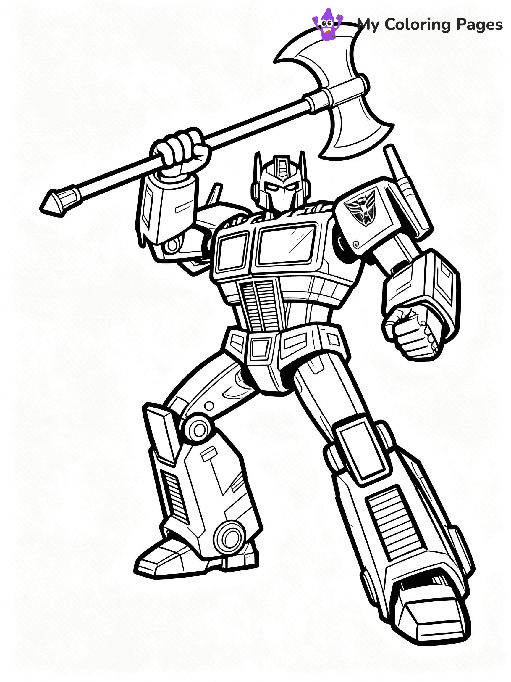 Optimus Prime Coloring Pages - 30