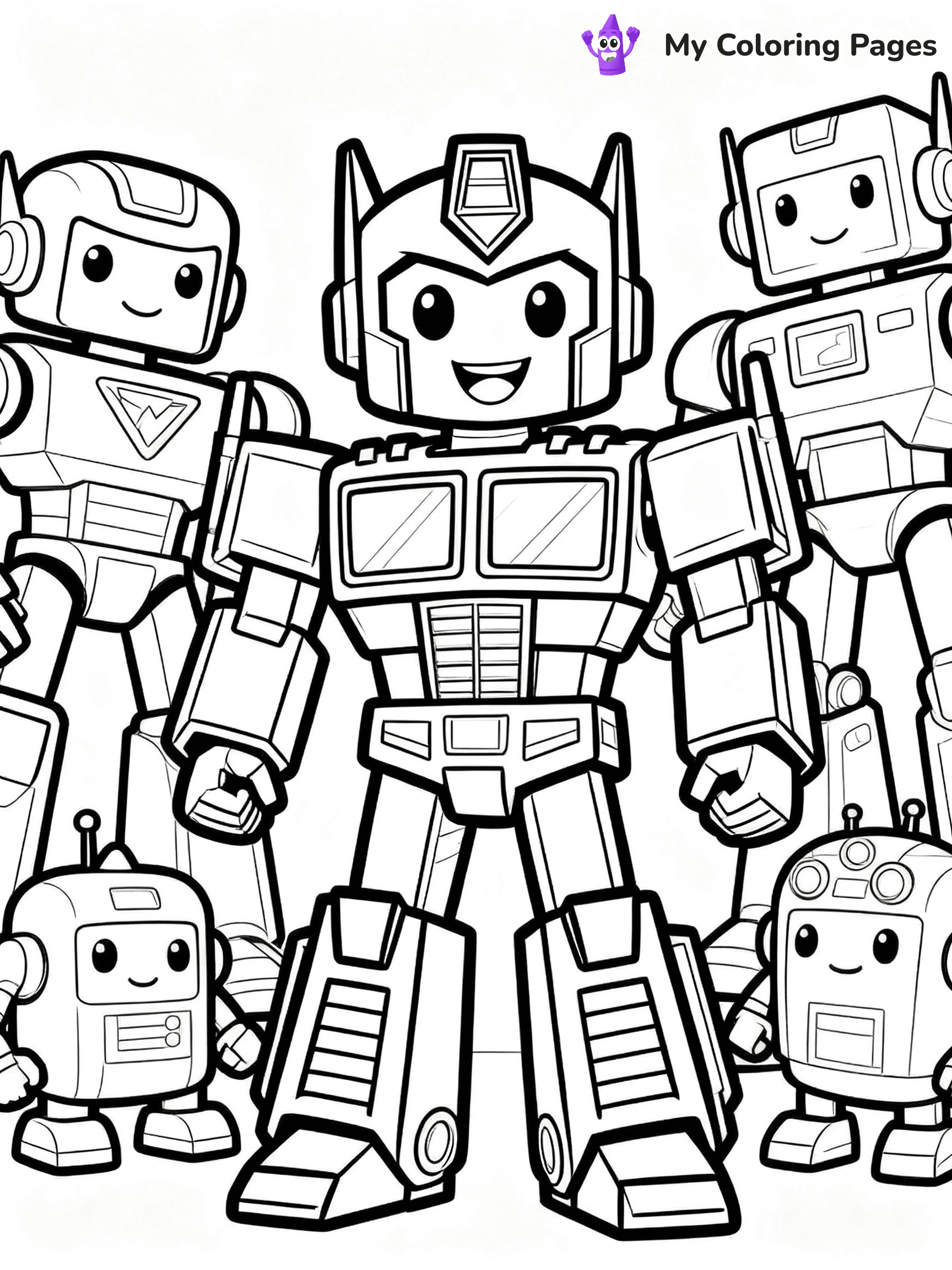 Optimus Prime Coloring Pages - 28