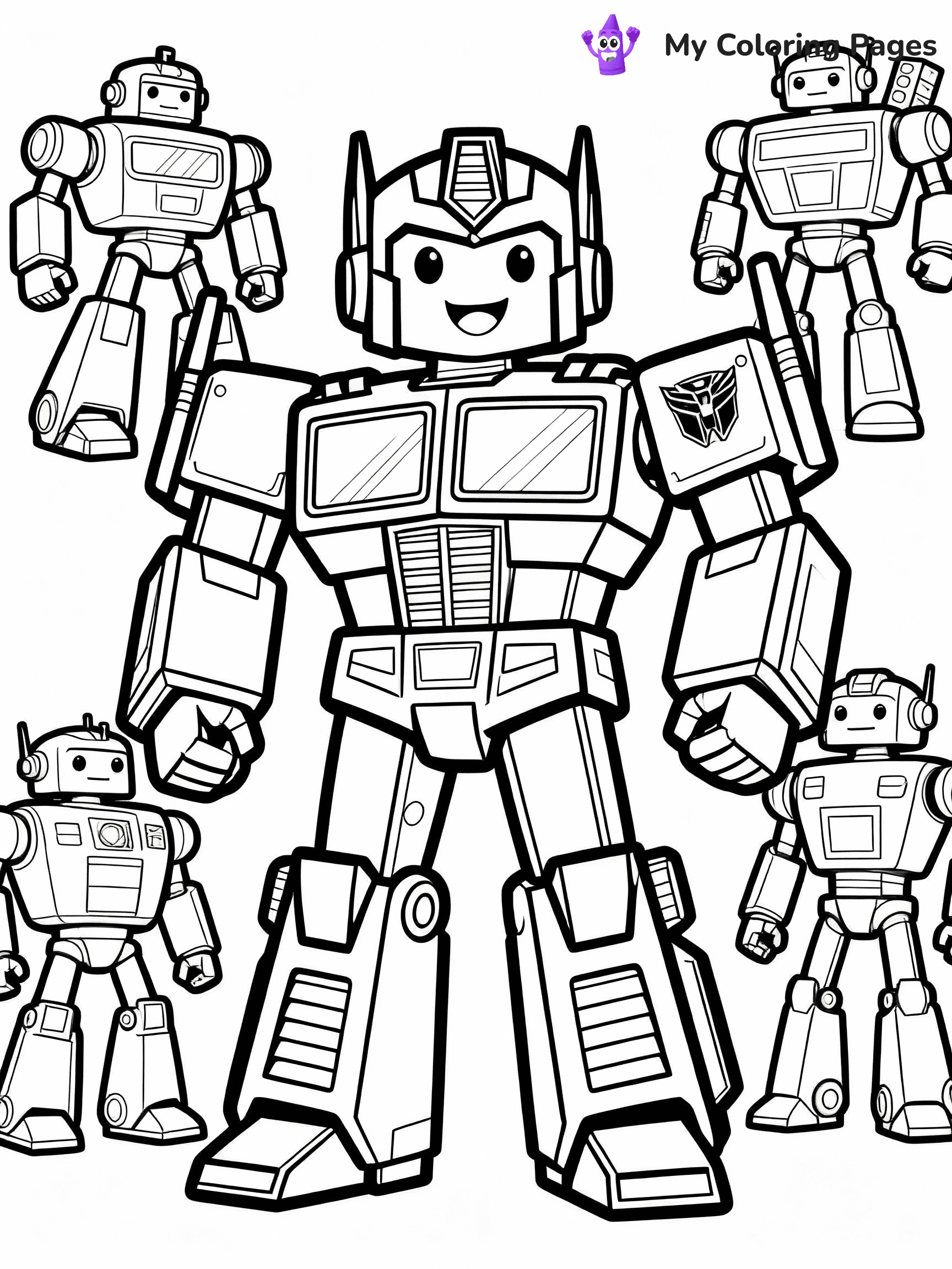 Optimus Prime Coloring Pages - 27