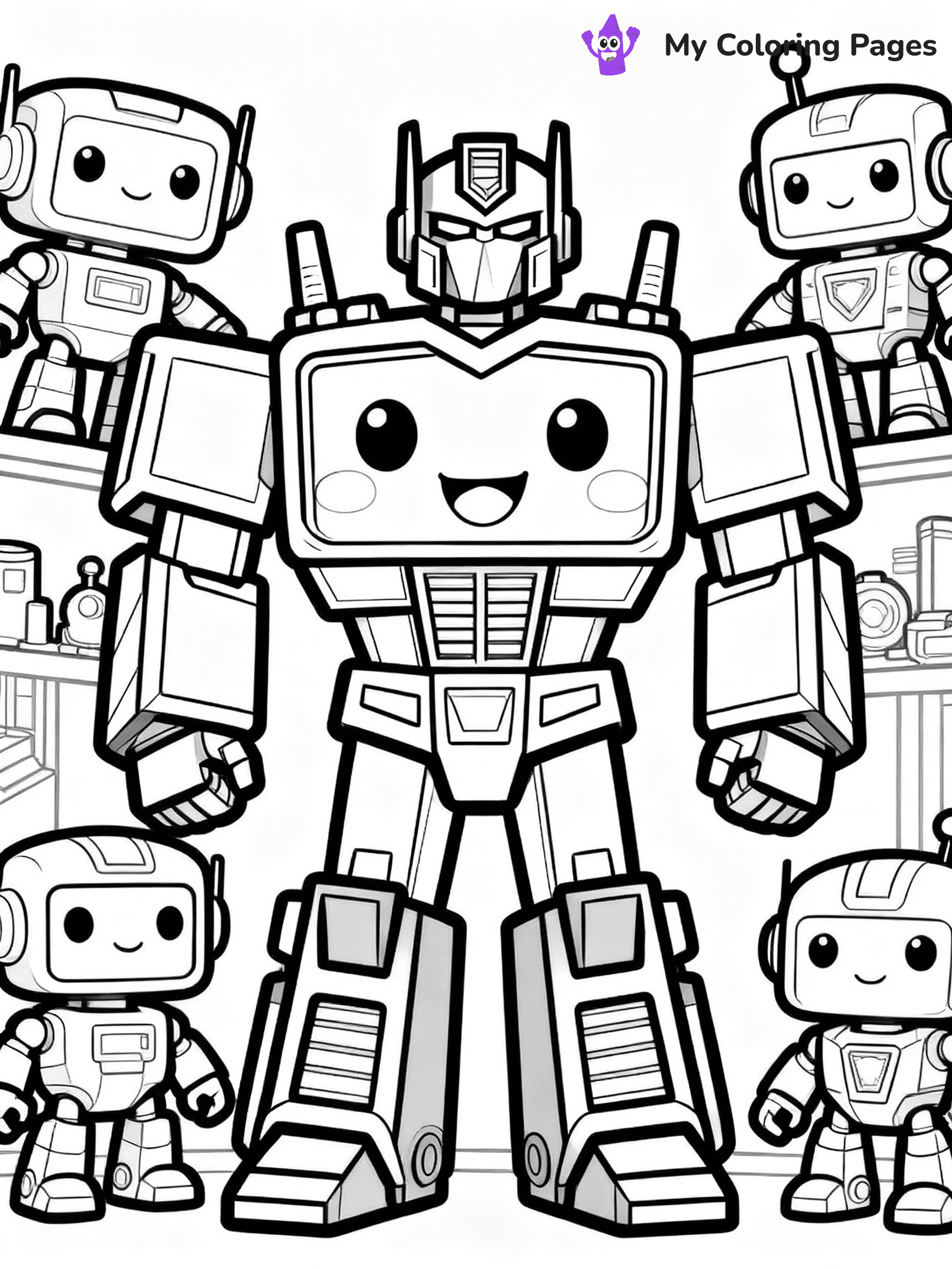 Optimus Prime Coloring Pages - 25