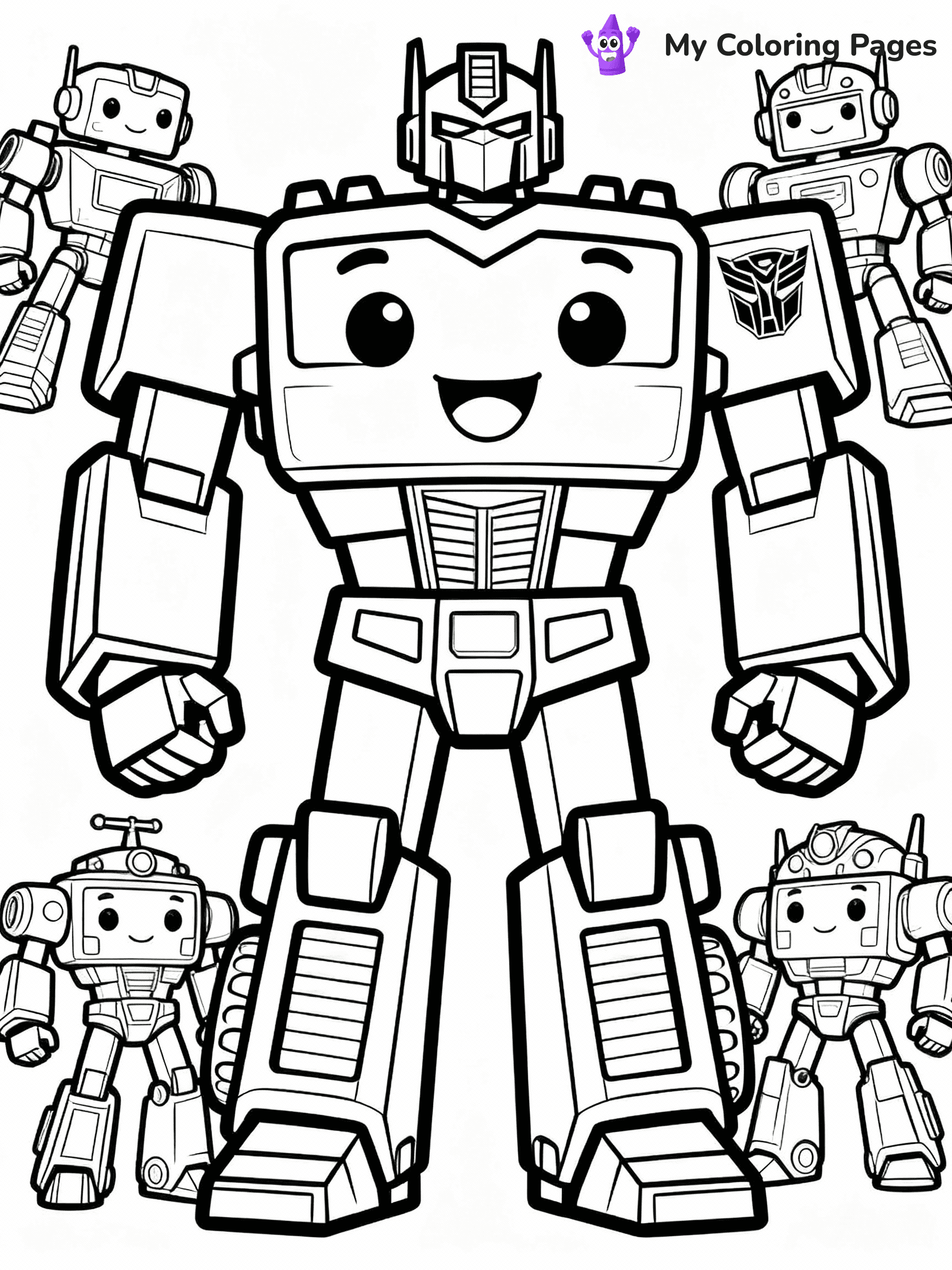 Optimus Prime Coloring Pages - 23