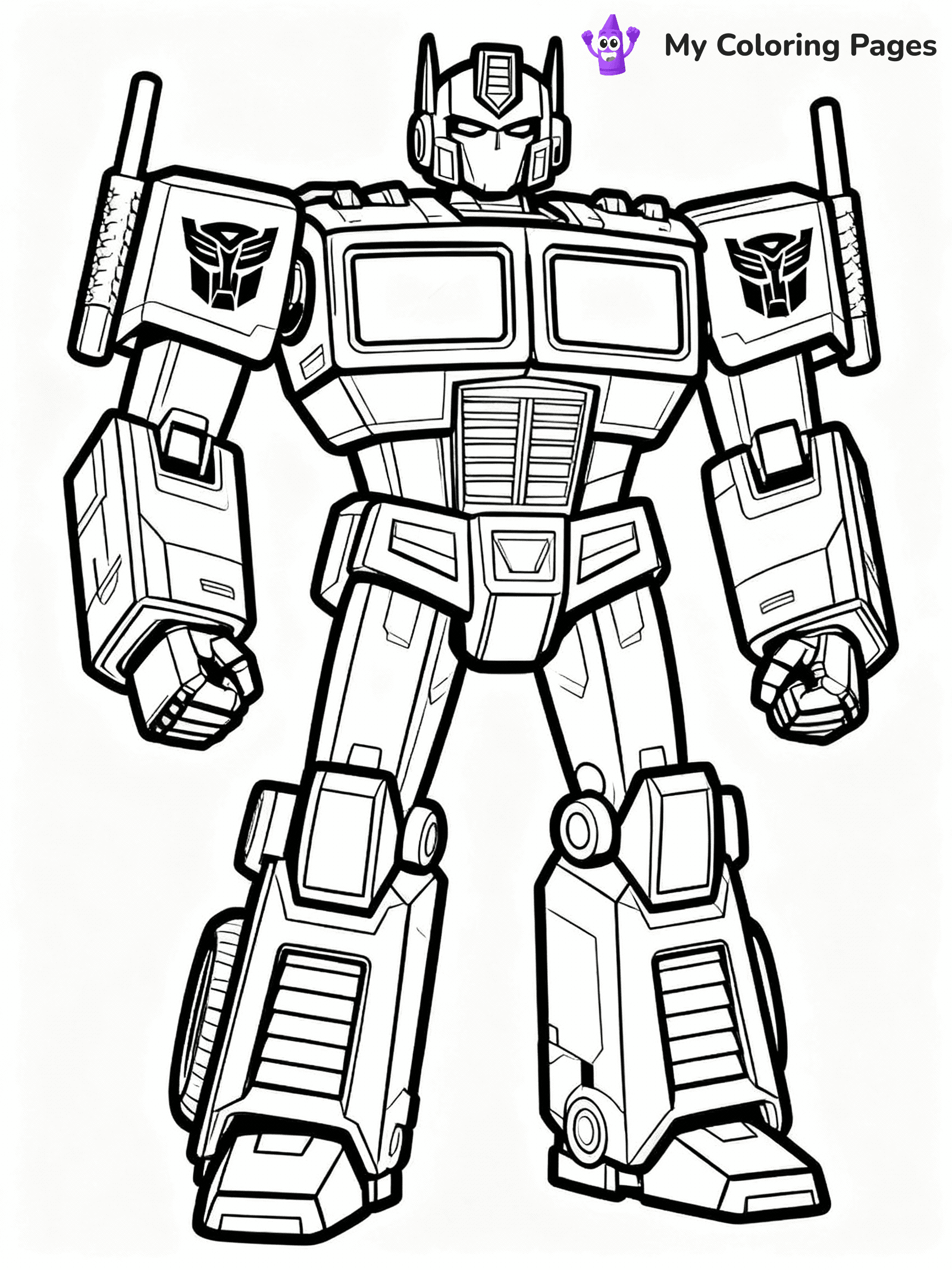 Optimus Prime Coloring Pages - 6