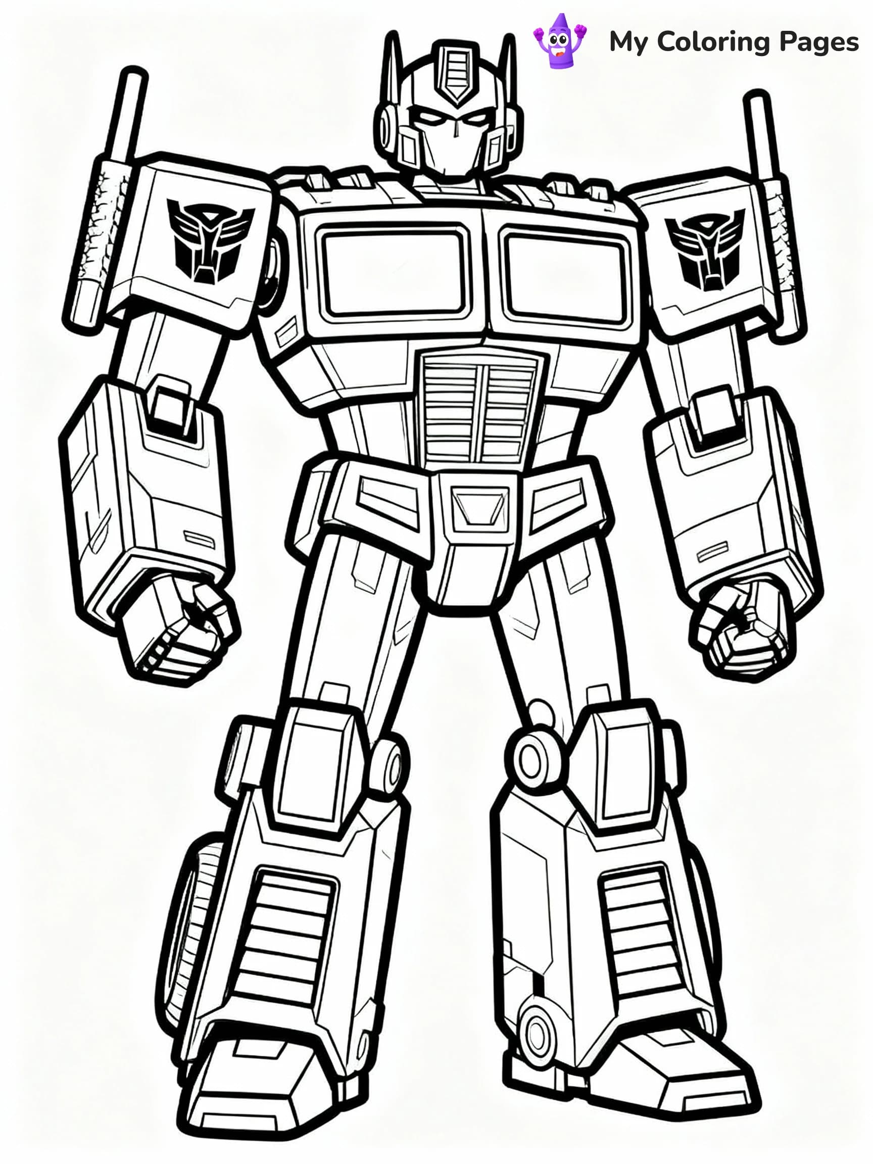 Optimus Prime Coloring Pages - 13