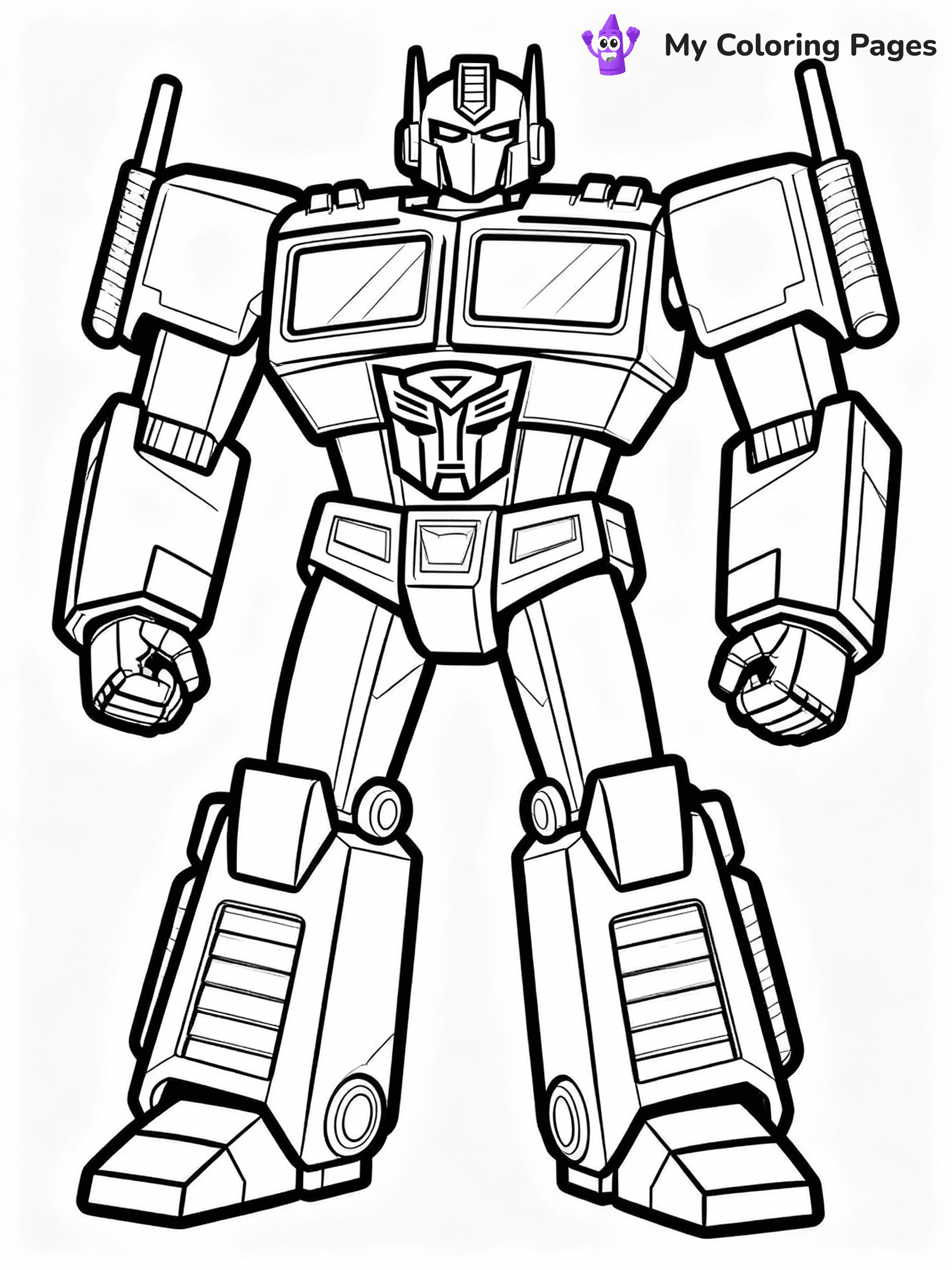 Optimus Prime Coloring Pages - 5