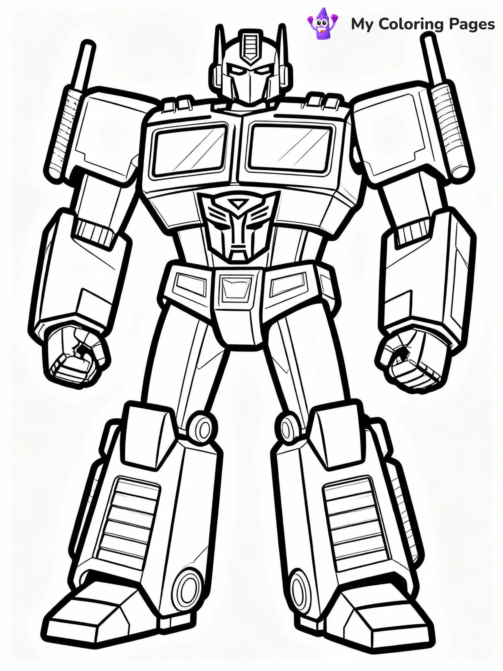 Optimus Prime Coloring Pages - 12