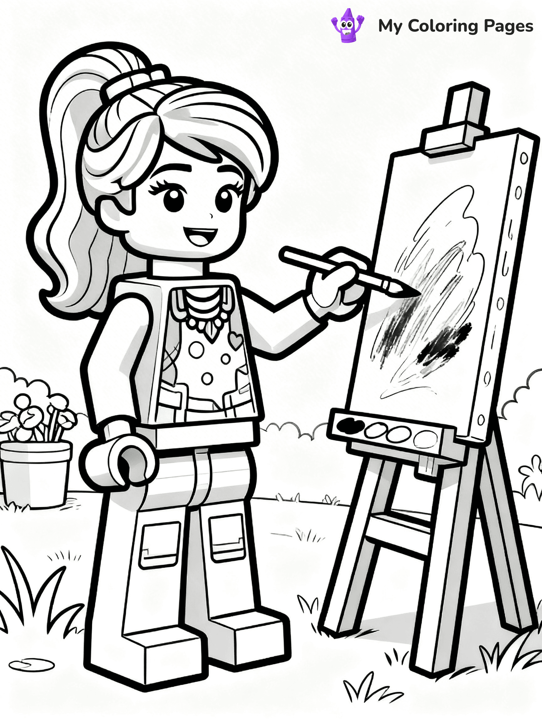 Lego Friends Coloring Pages - 24