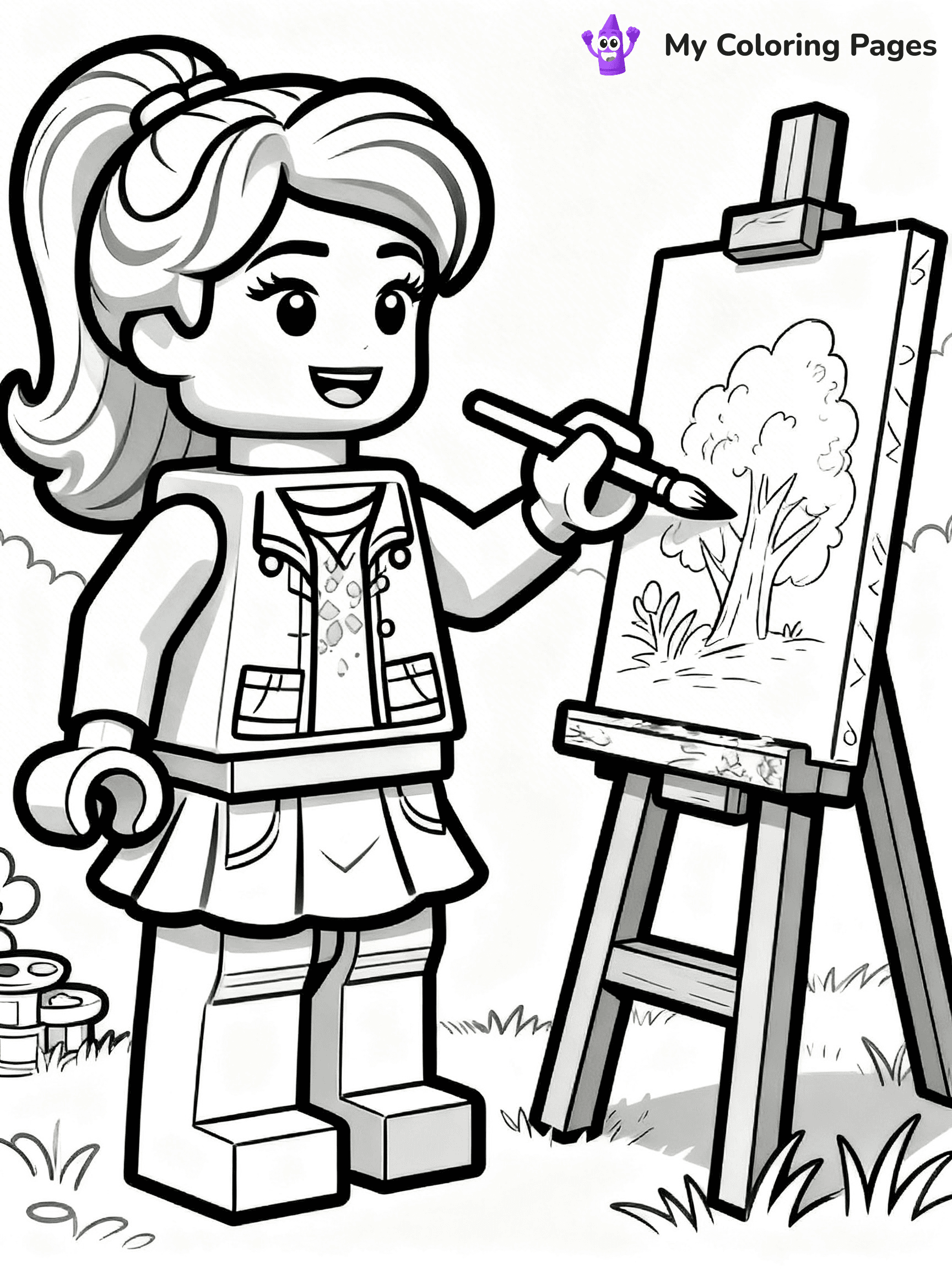 Lego Friends Coloring Pages - 22