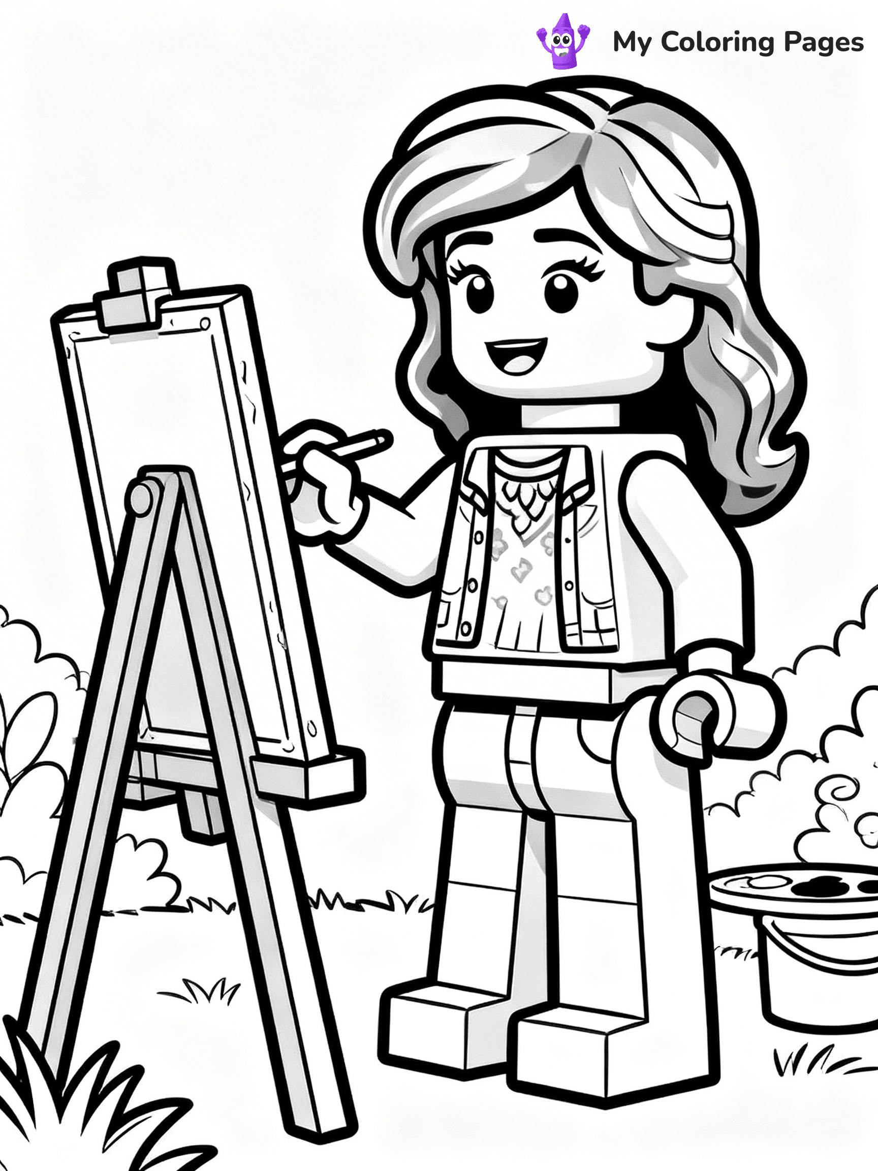 Lego Friends Coloring Pages - 20