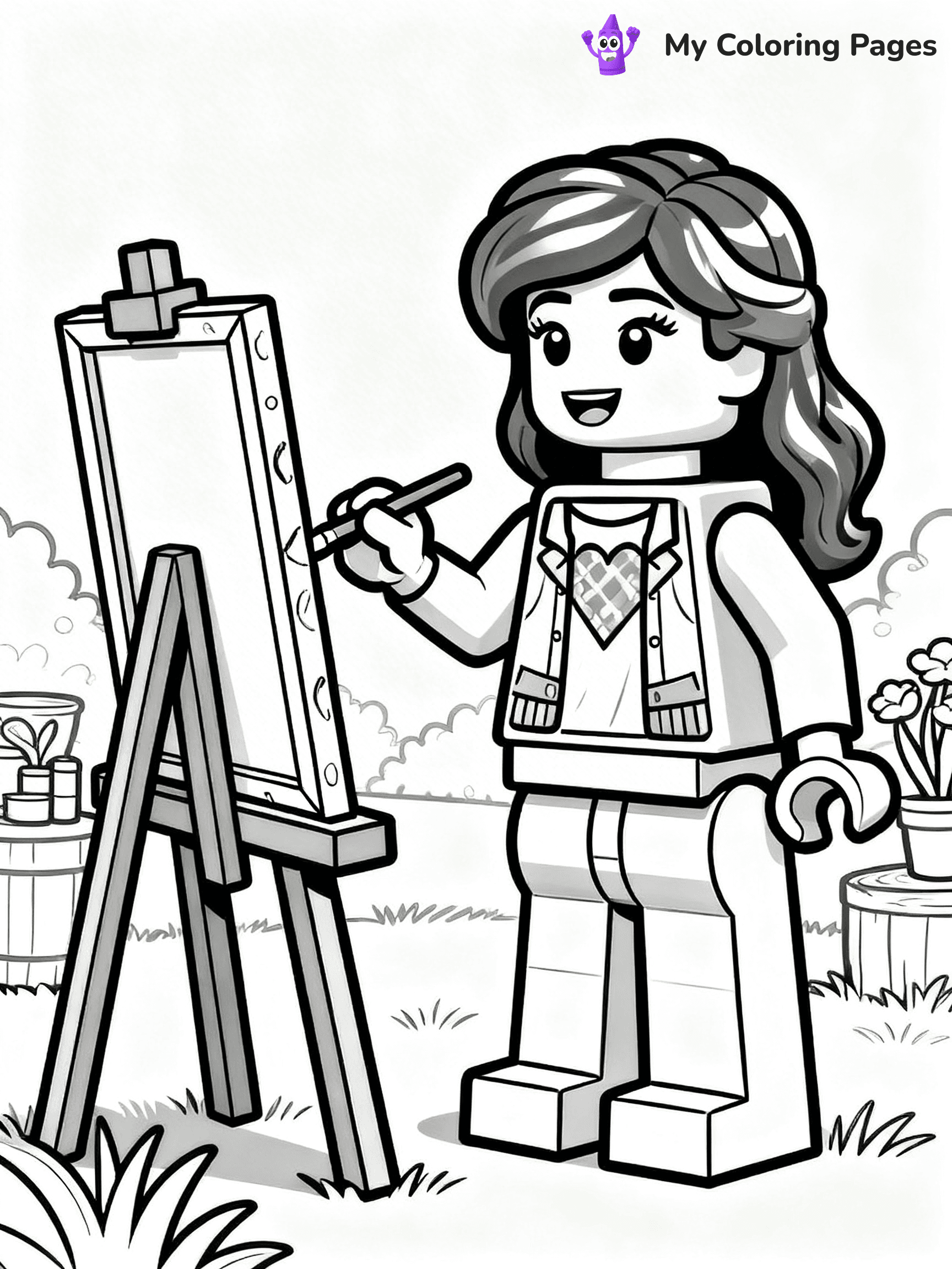 Lego Friends Coloring Pages - 19