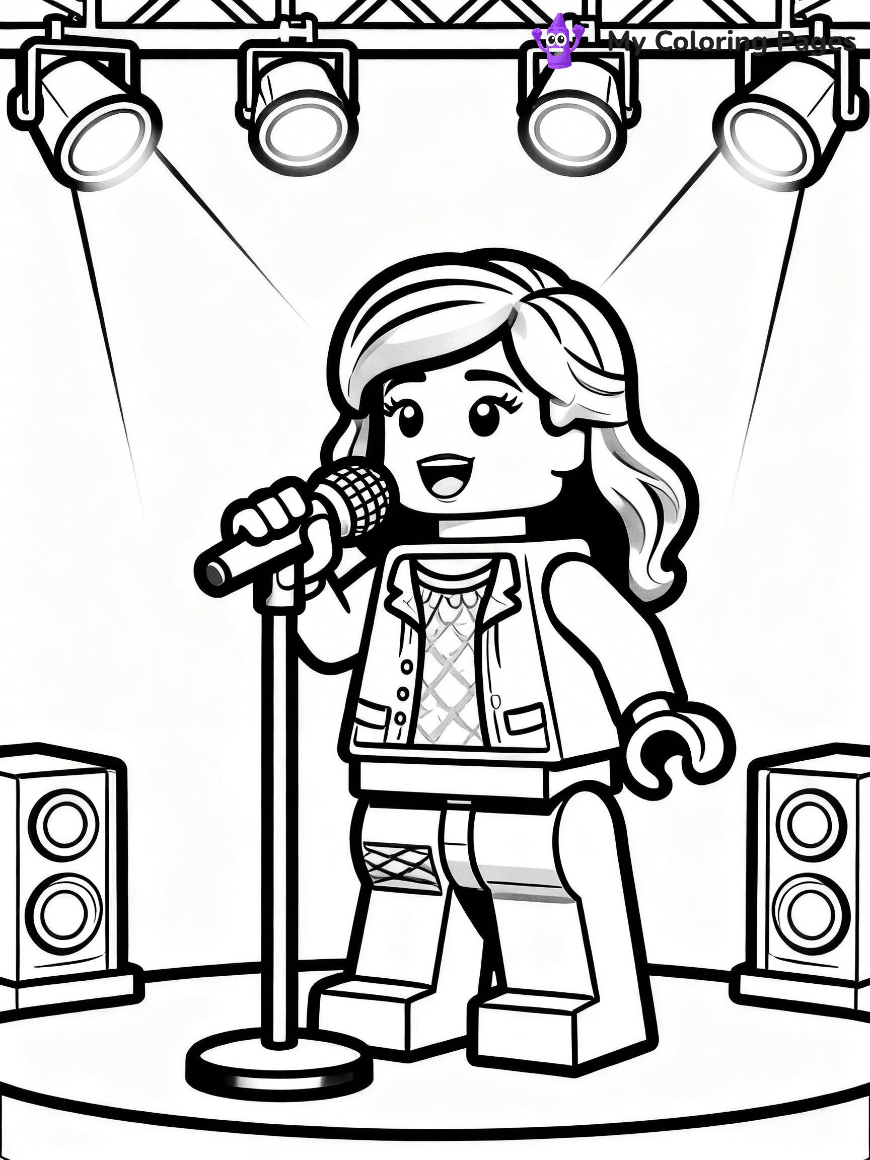 Lego Friends Coloring Pages - 12