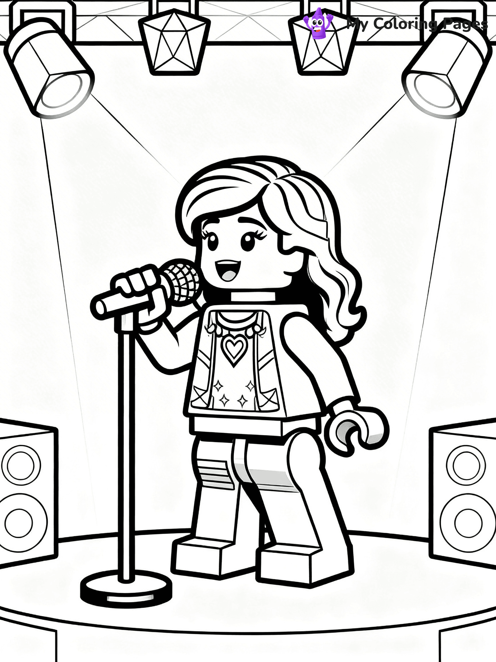 Lego Friends Coloring Pages - 10