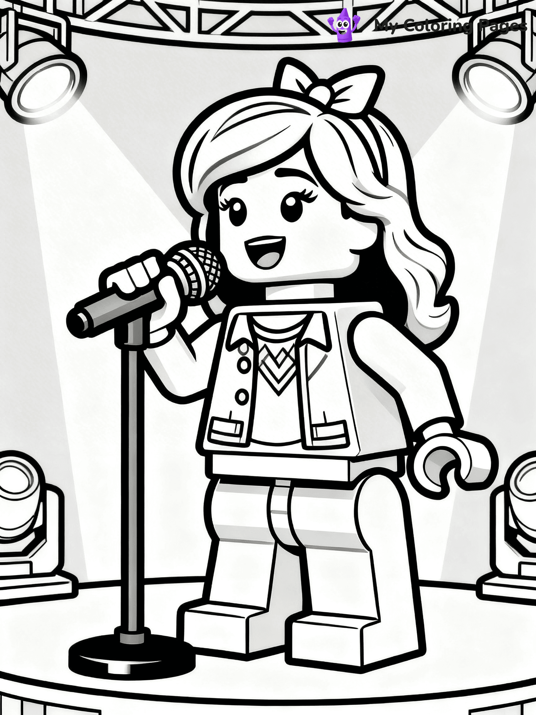 Lego Friends Coloring Pages - 9