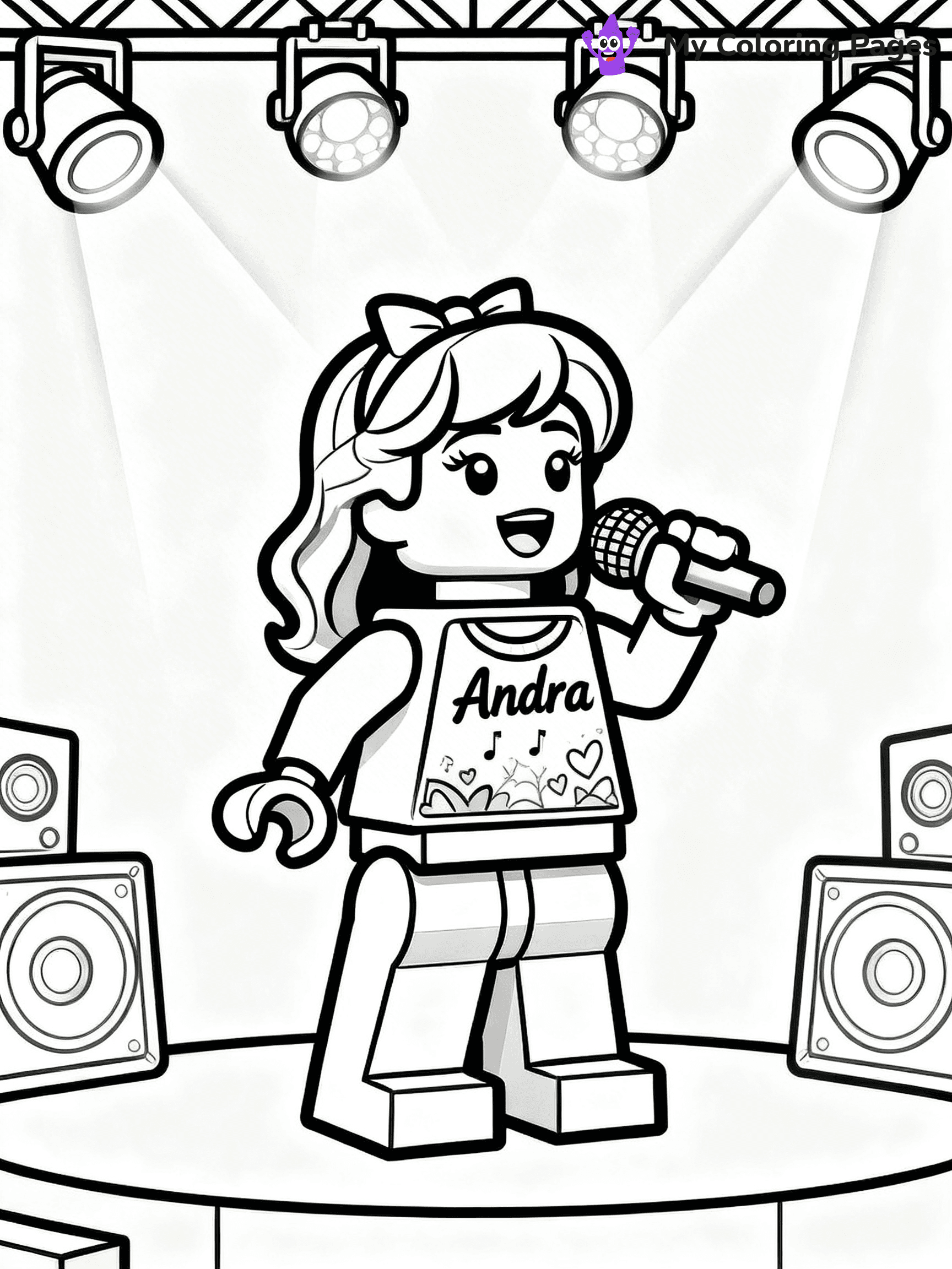 Lego Friends Coloring Pages - 8
