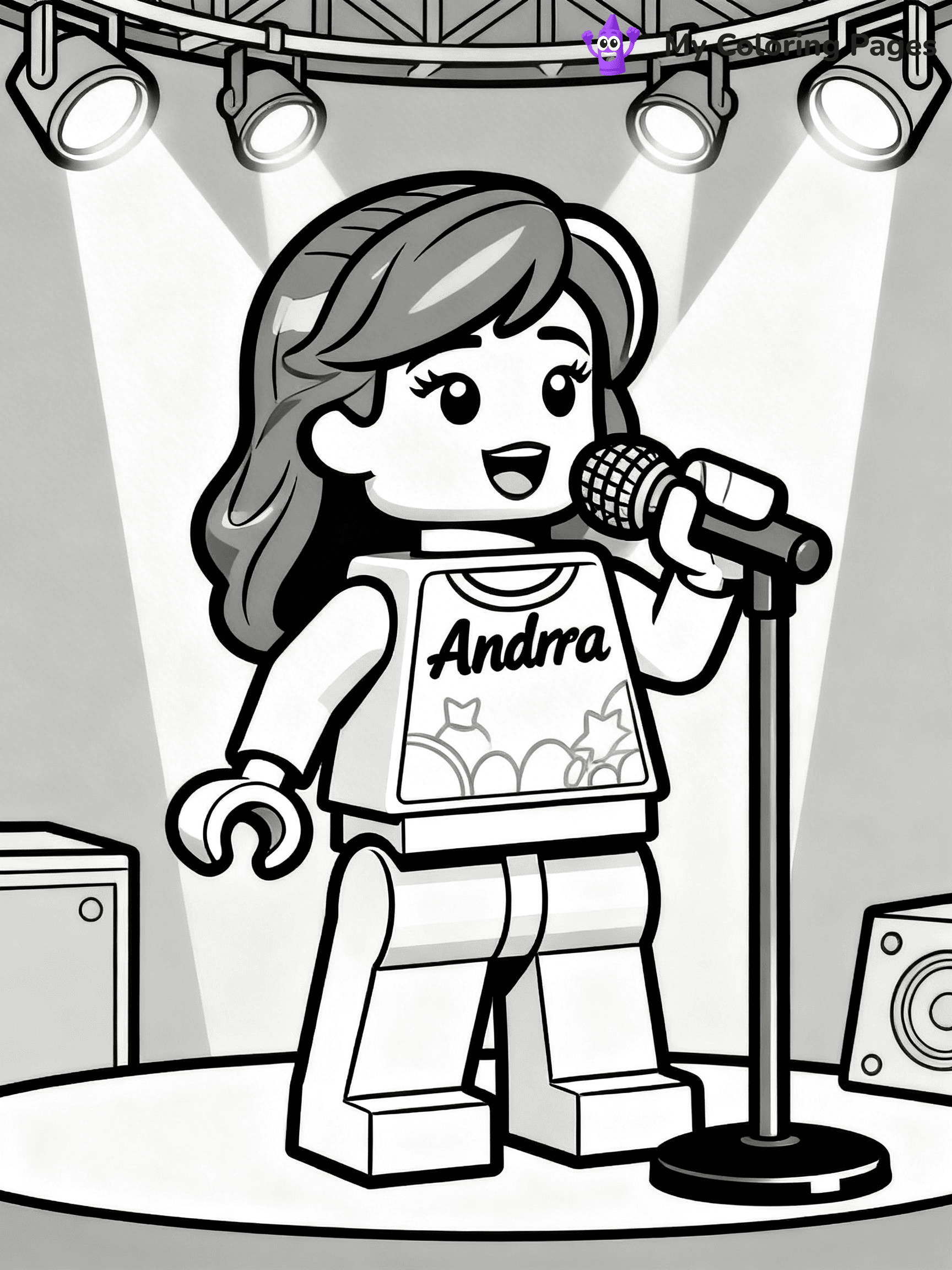 Lego Friends Coloring Pages - 7