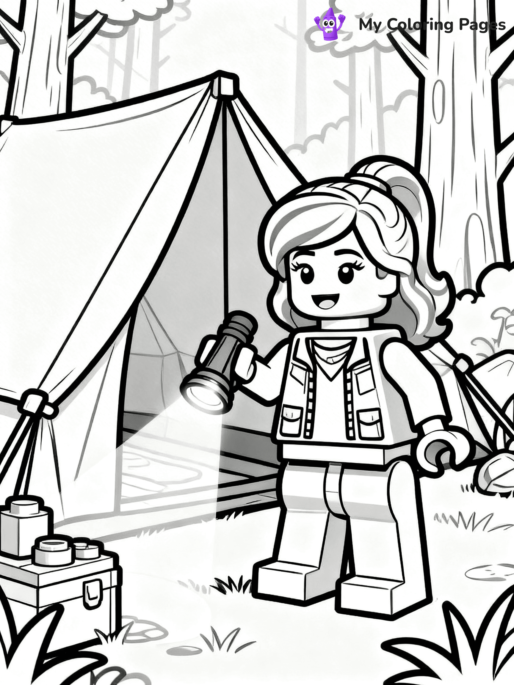 Lego Friends Coloring Pages - 6