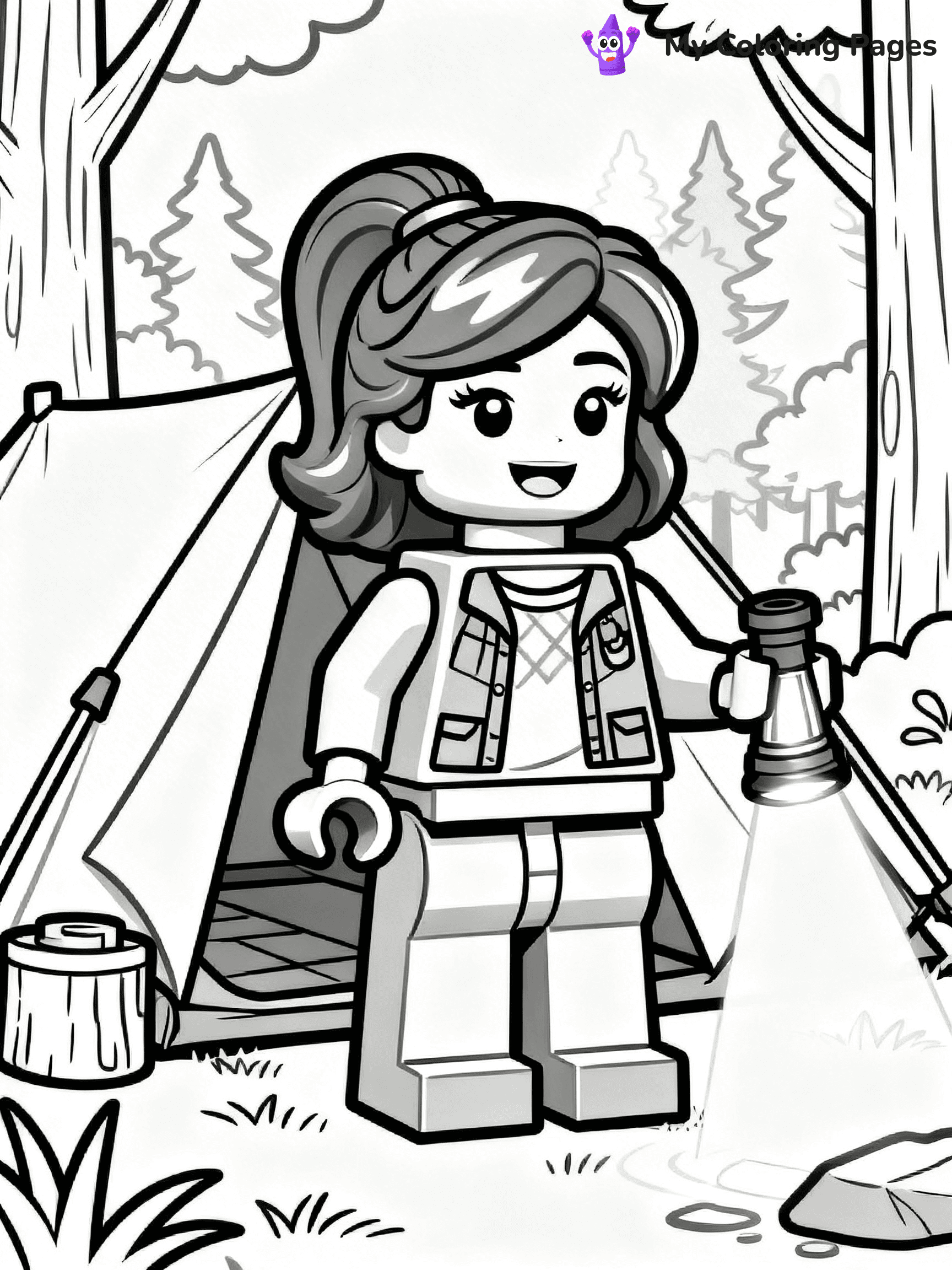 Lego Friends Coloring Pages - 4