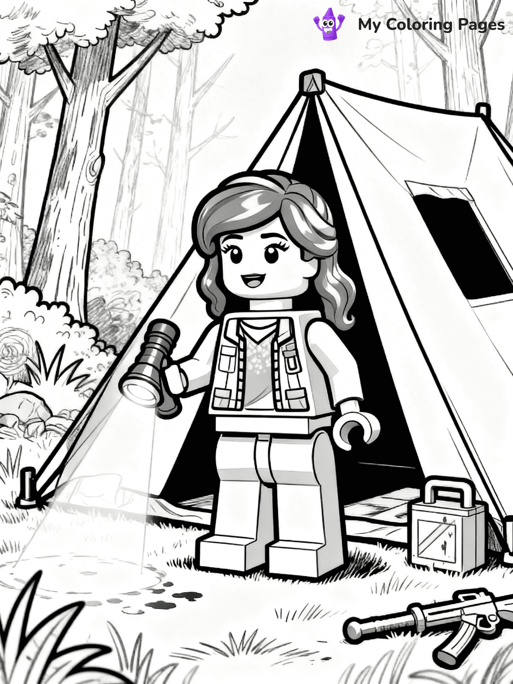 Lego Friends Coloring Pages - 3