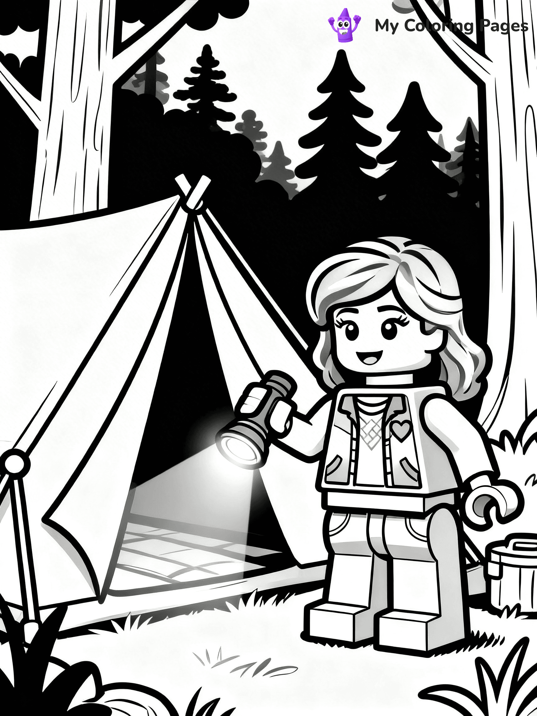 Lego Friends Coloring Pages - 2