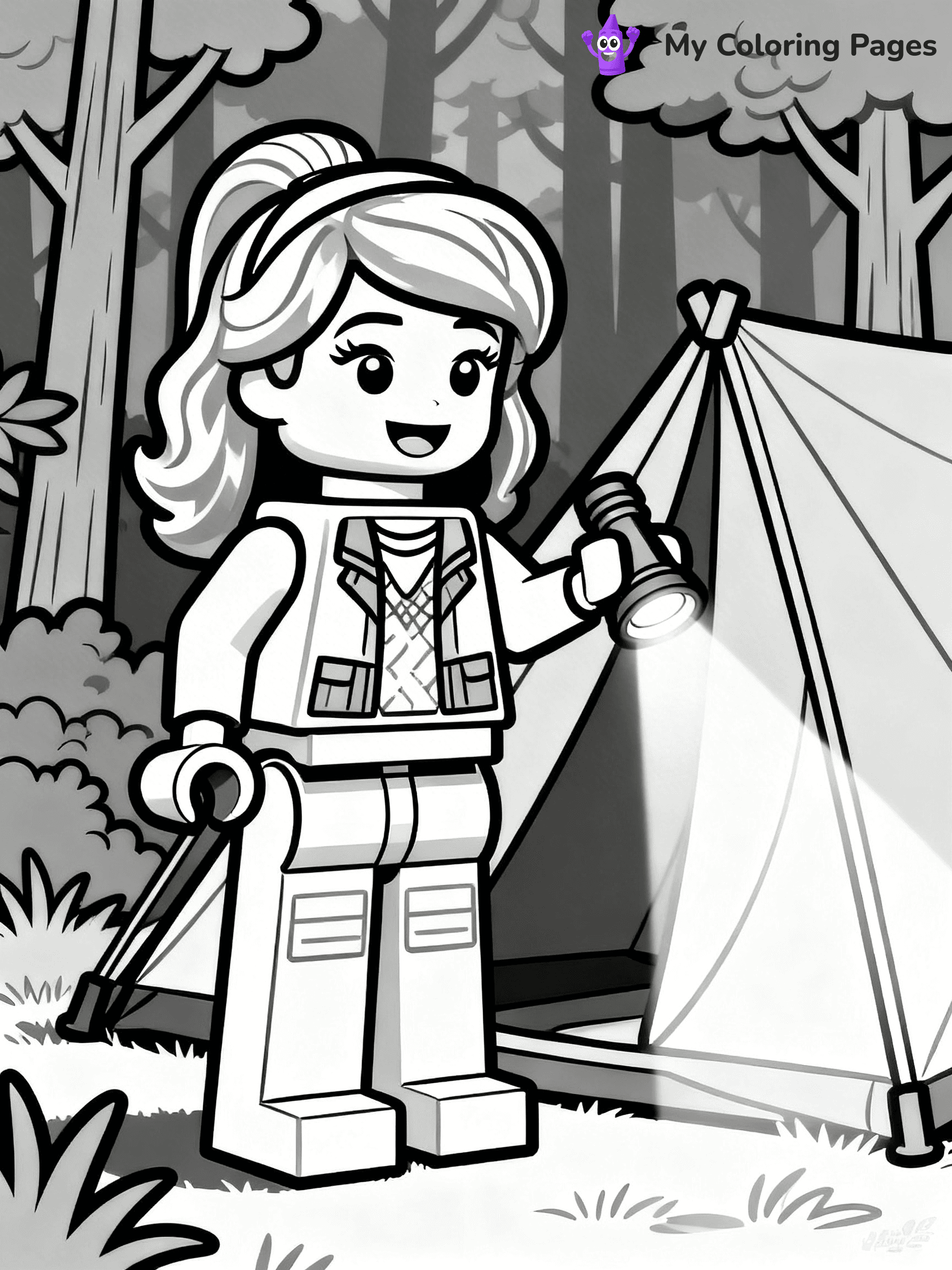 Lego Friends Coloring Pages - 1