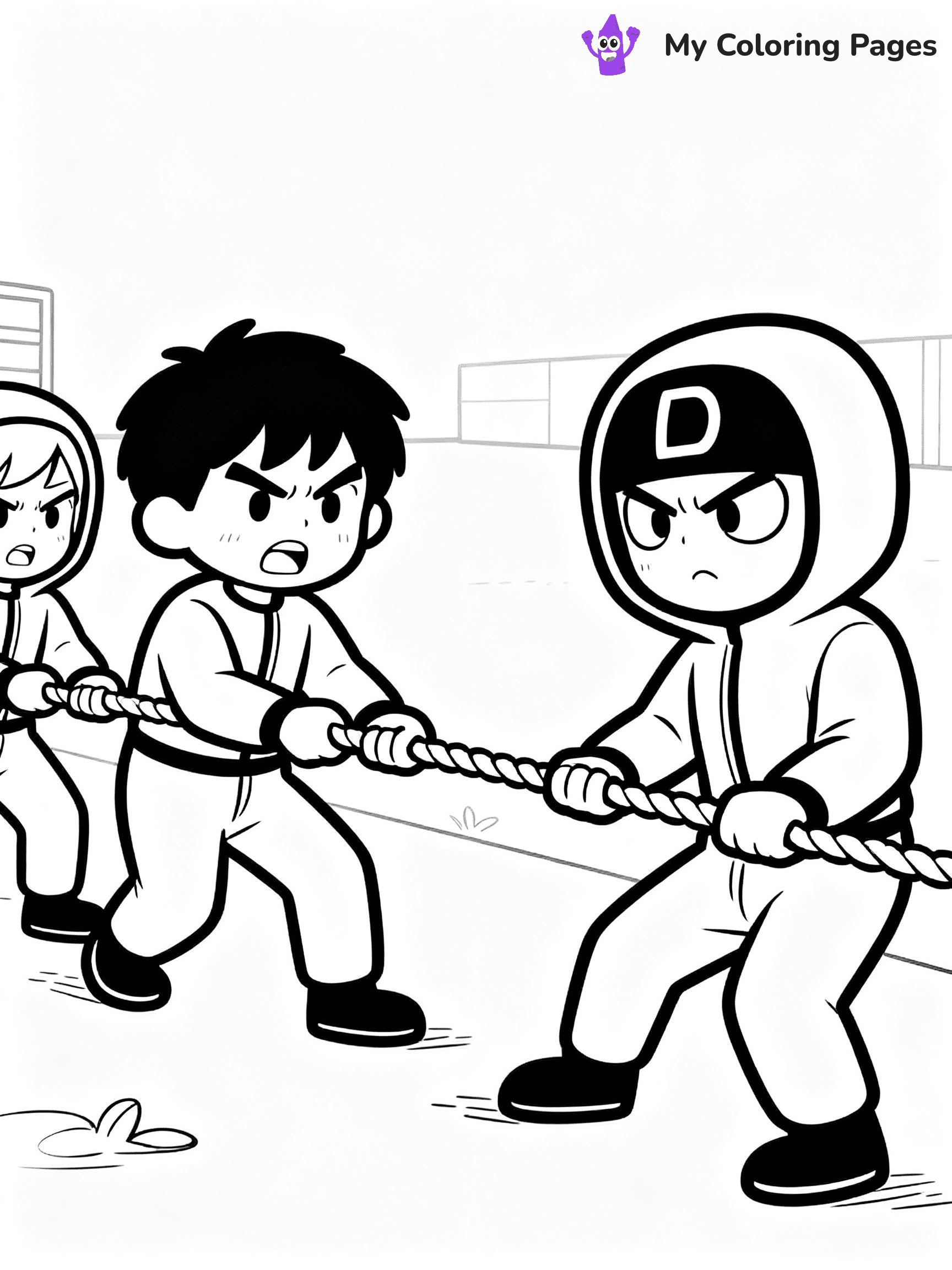 Squid Game Coloring Pages - 34