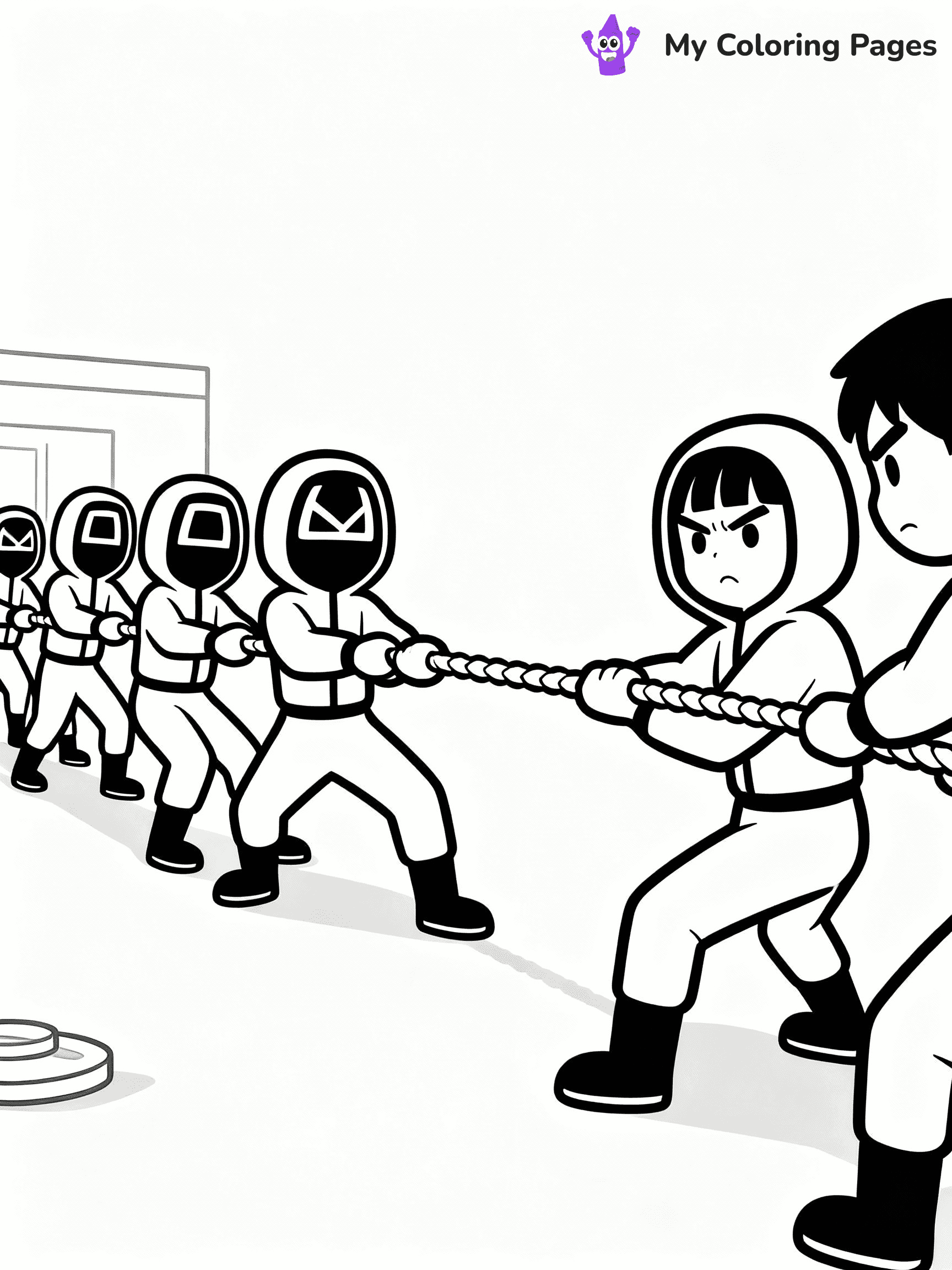 Squid Game Coloring Pages - 28