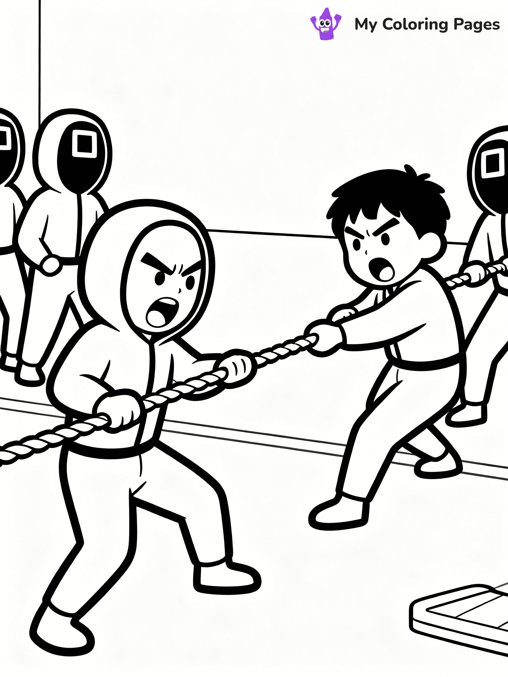 Squid Game Coloring Pages - 27