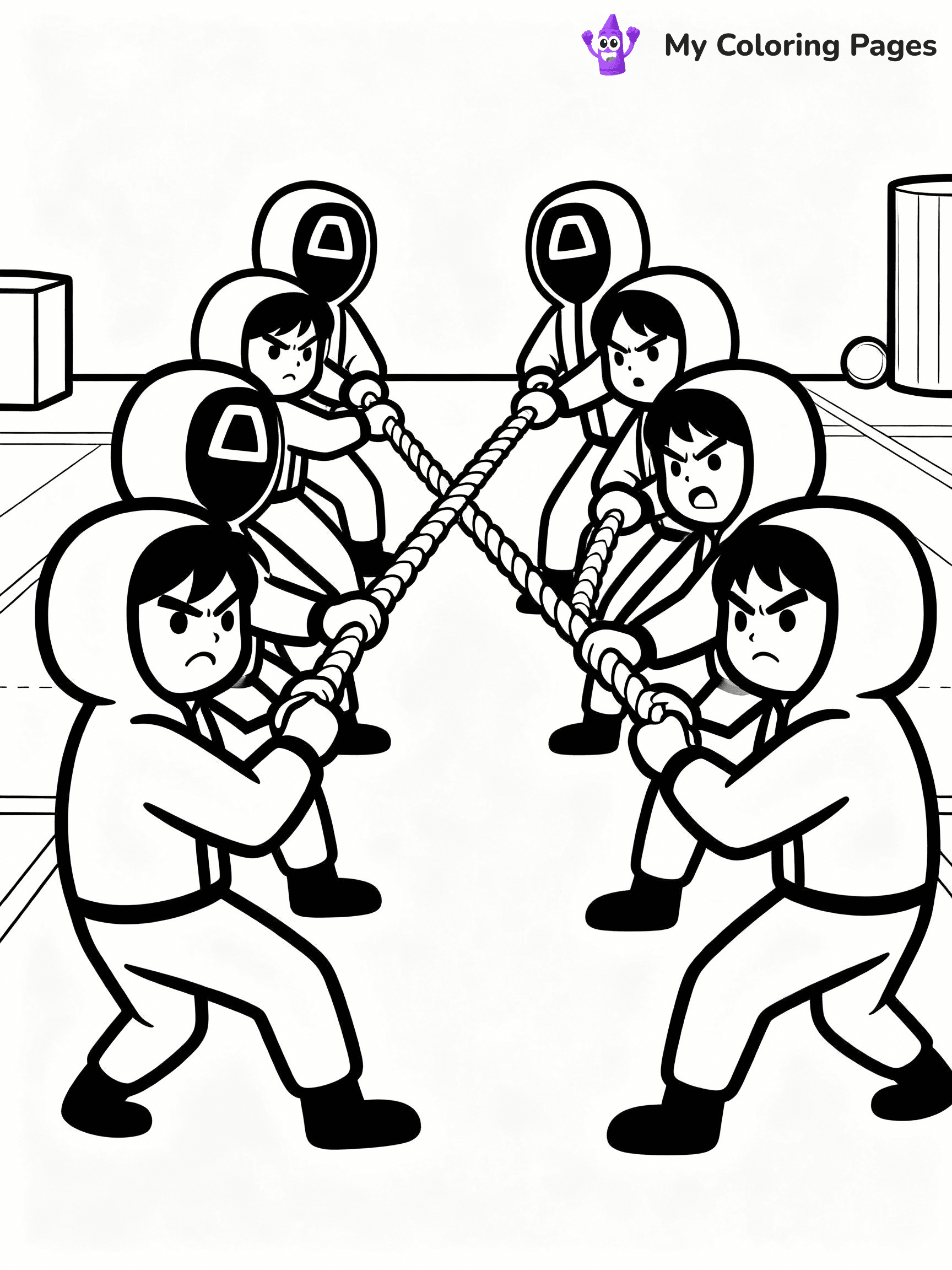 Squid Game Coloring Pages - 25