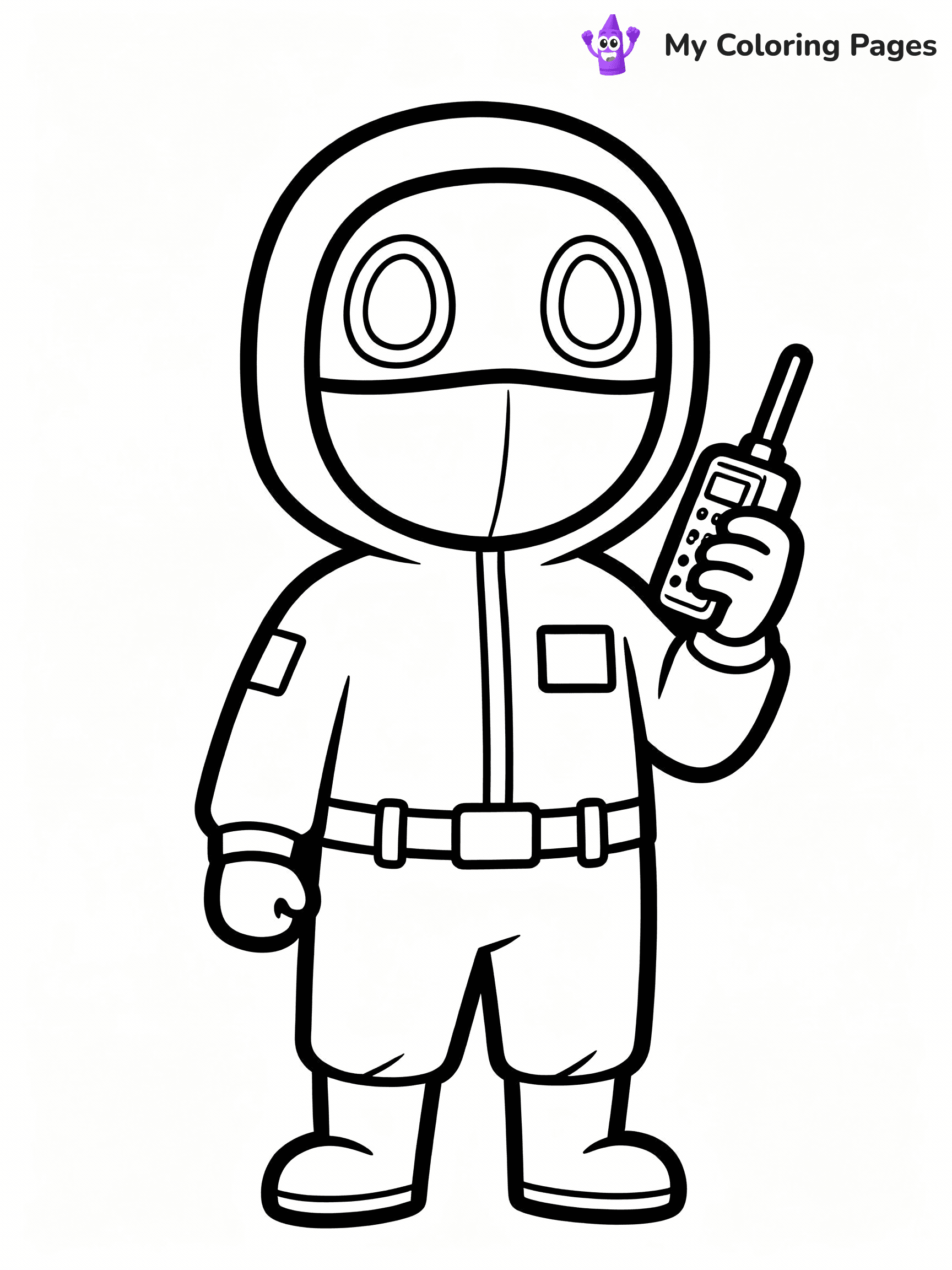 Squid Game Coloring Pages - 12