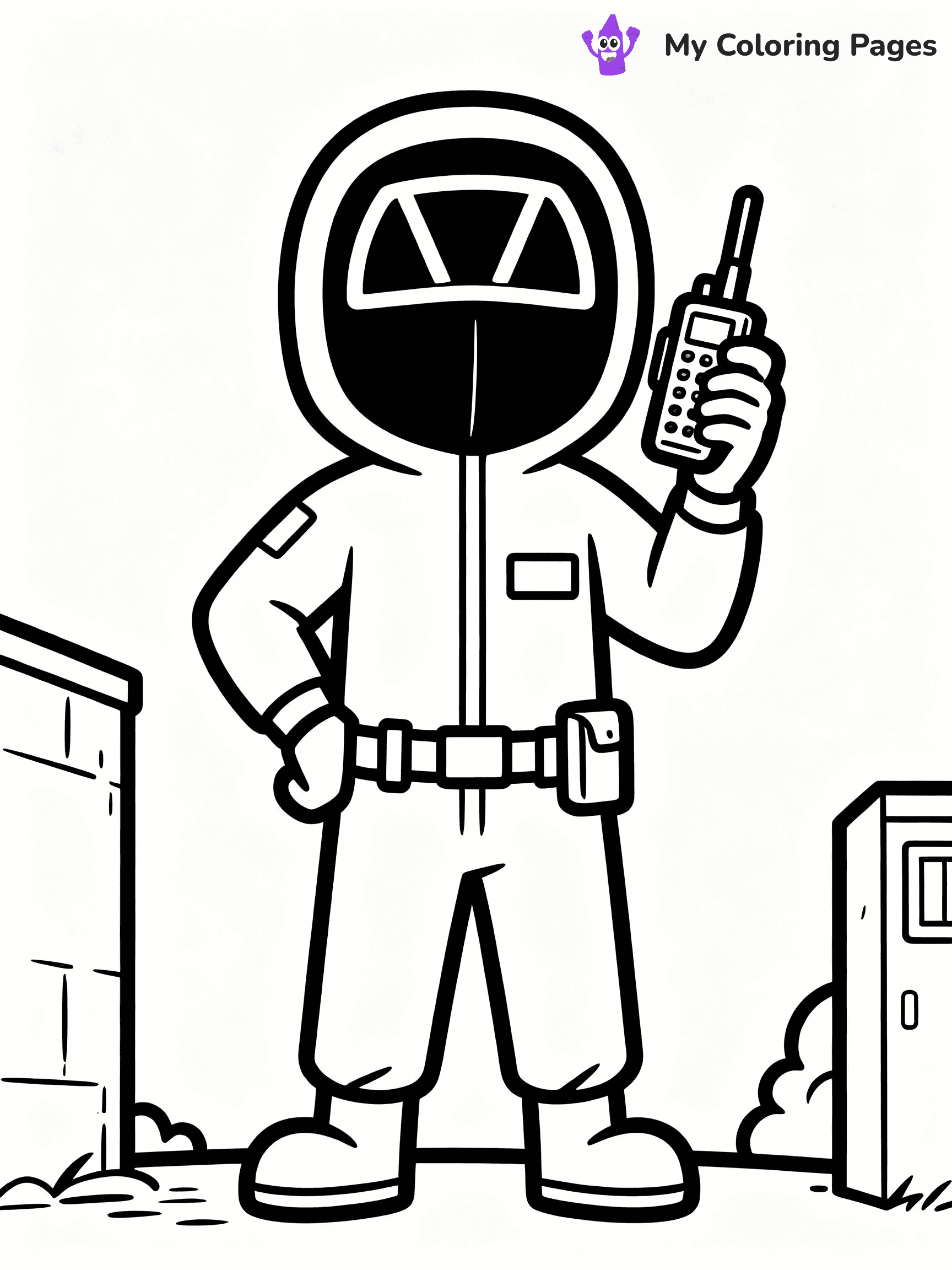 Squid Game Coloring Pages - 11