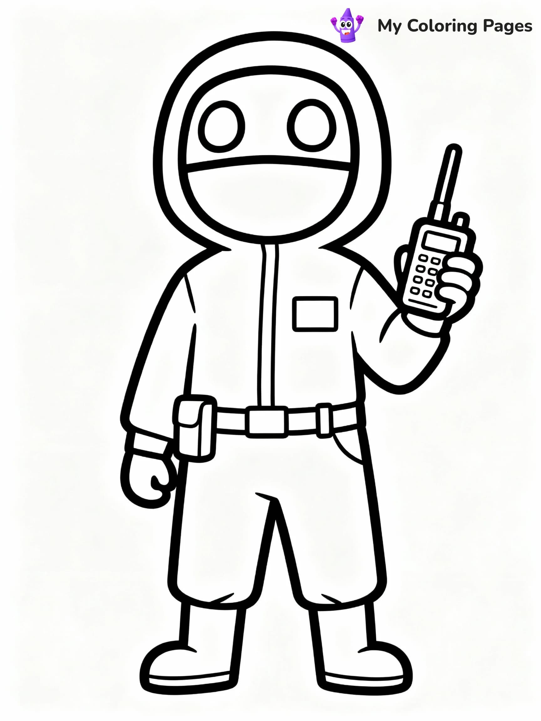 Squid Game Coloring Pages - 22