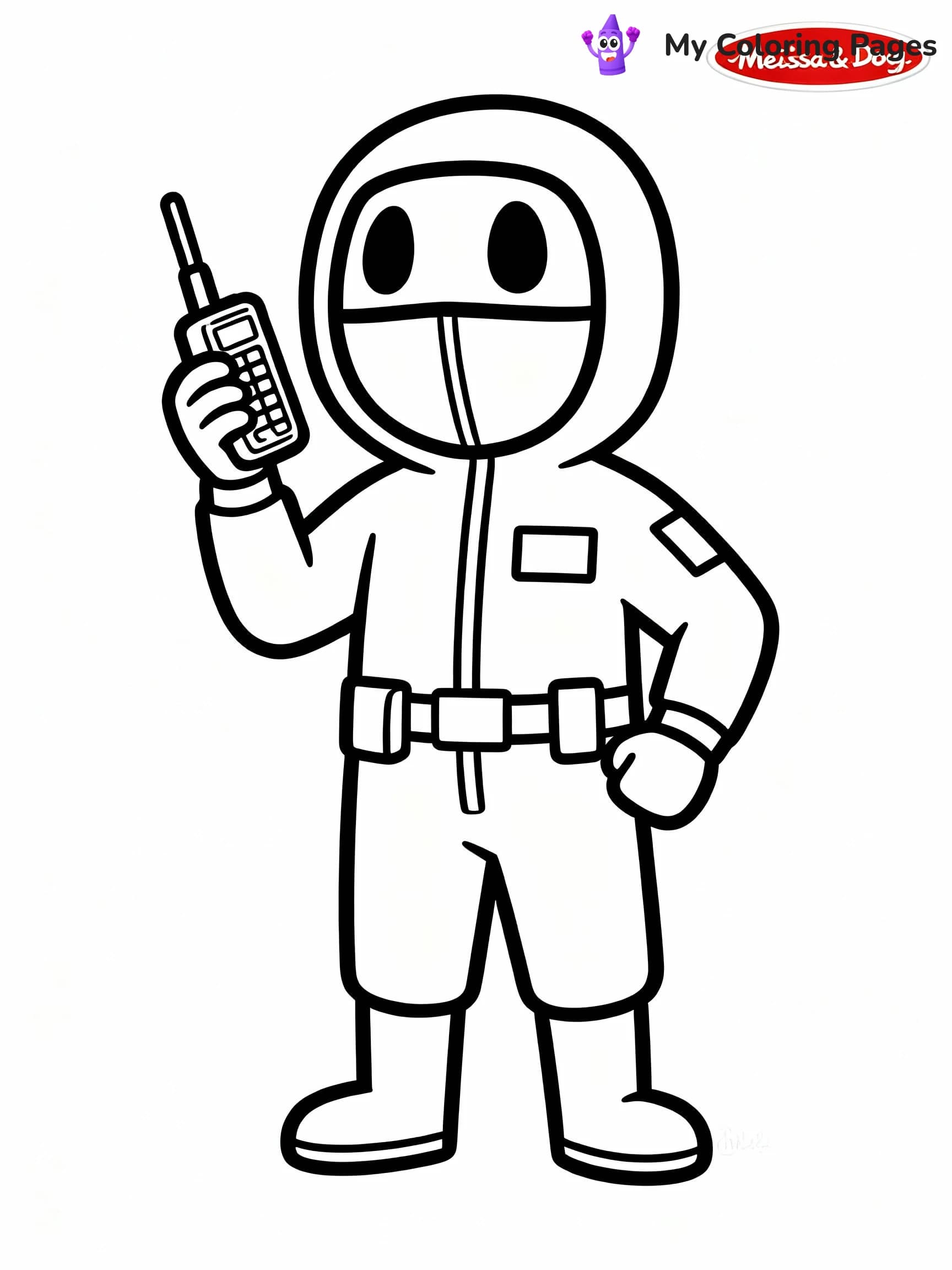 Squid Game Coloring Pages - 20