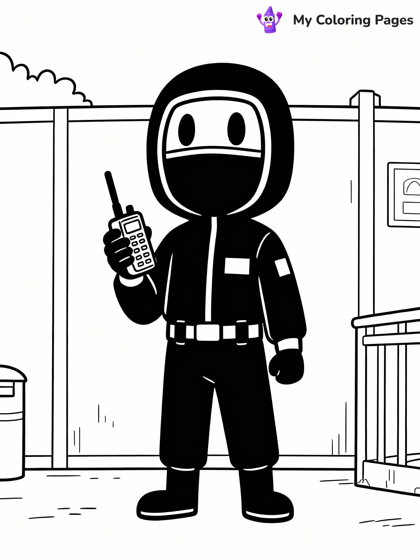 Squid Game Coloring Pages - 18