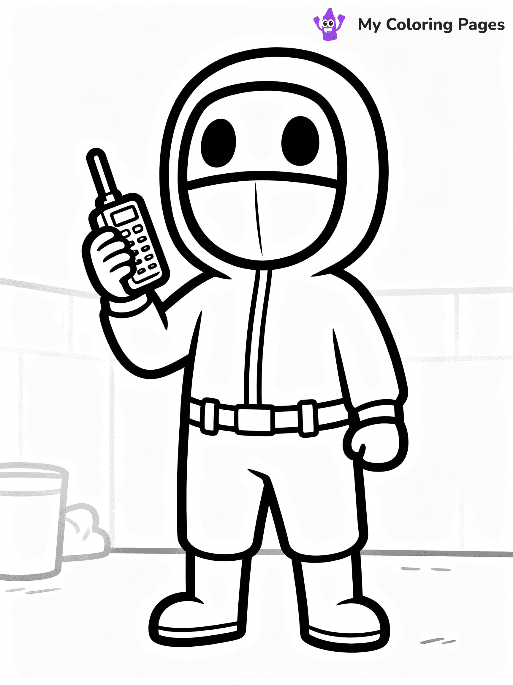 Squid Game Coloring Pages - 2