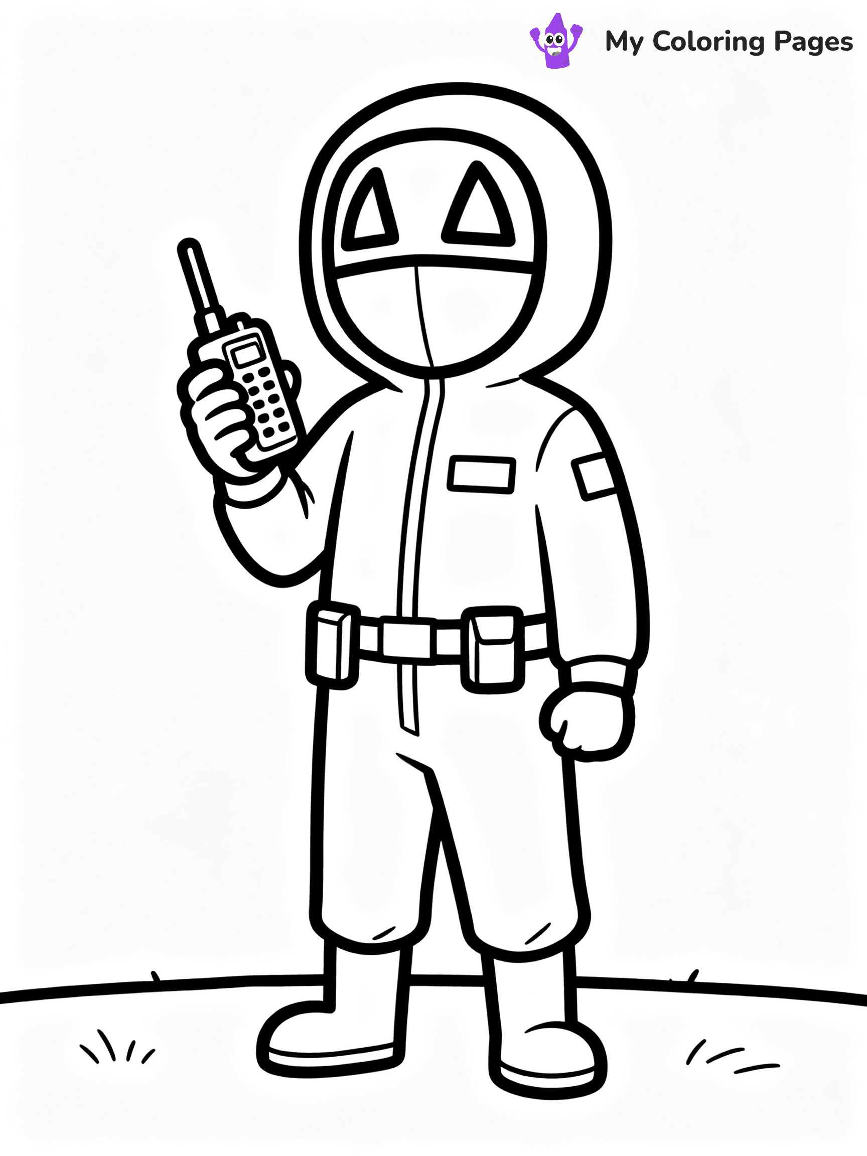 Squid Game Coloring Pages - 1